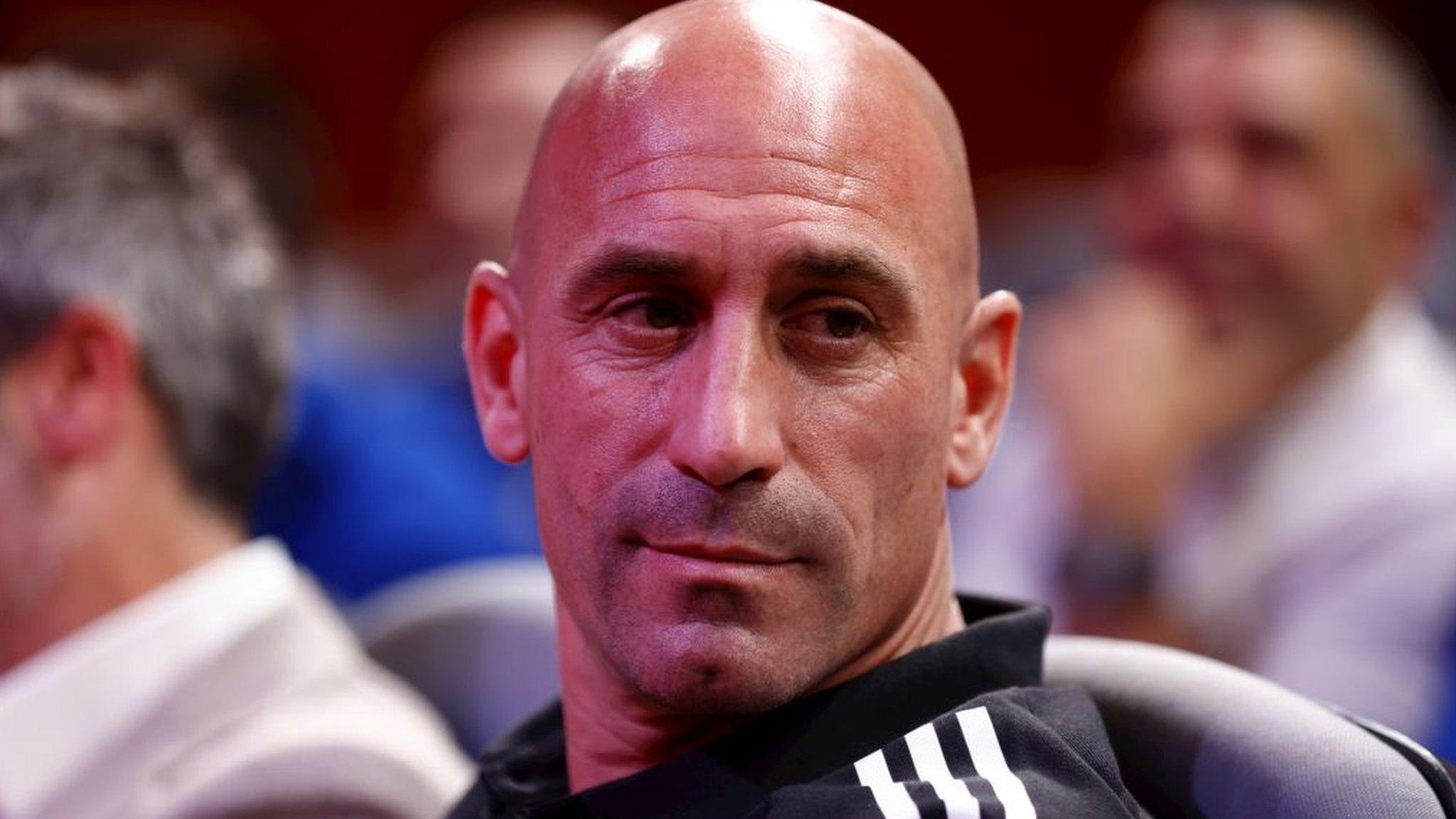 Spanish football federation president Luis Rubiales