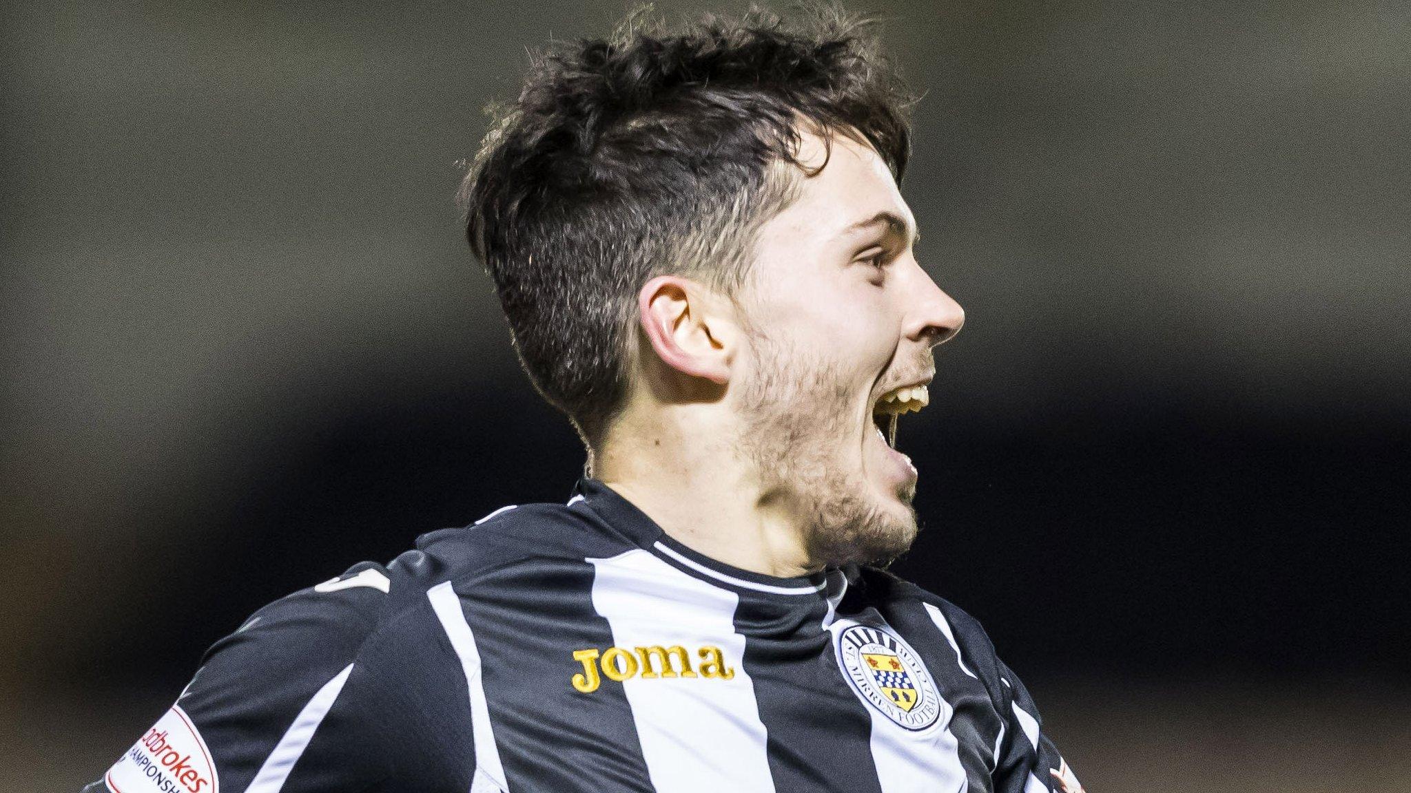 St Mirren midfielder Lewis Morgan