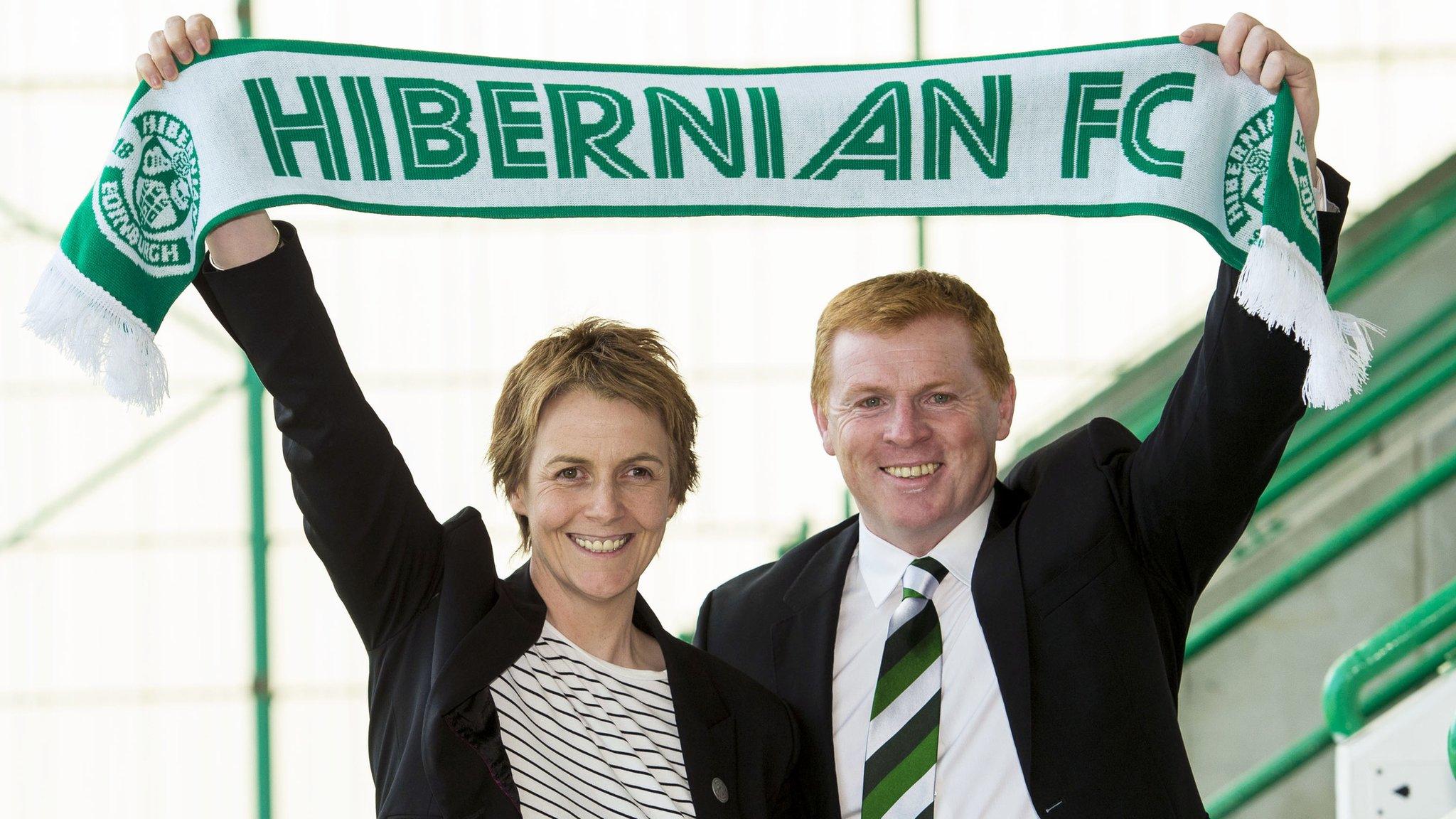 Leeann Dempster and Neil Lennon