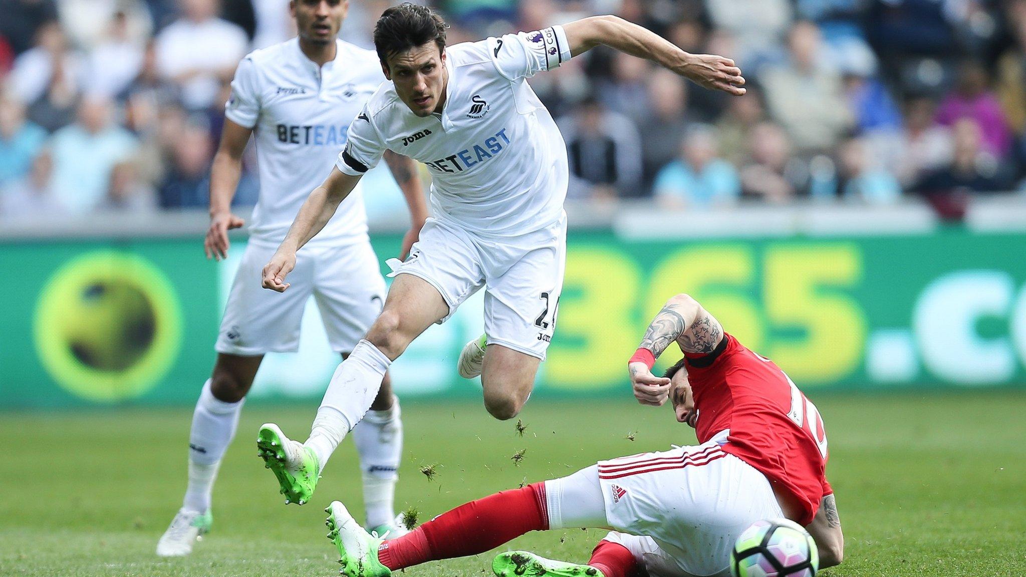 Swansea City captain Jack Cork