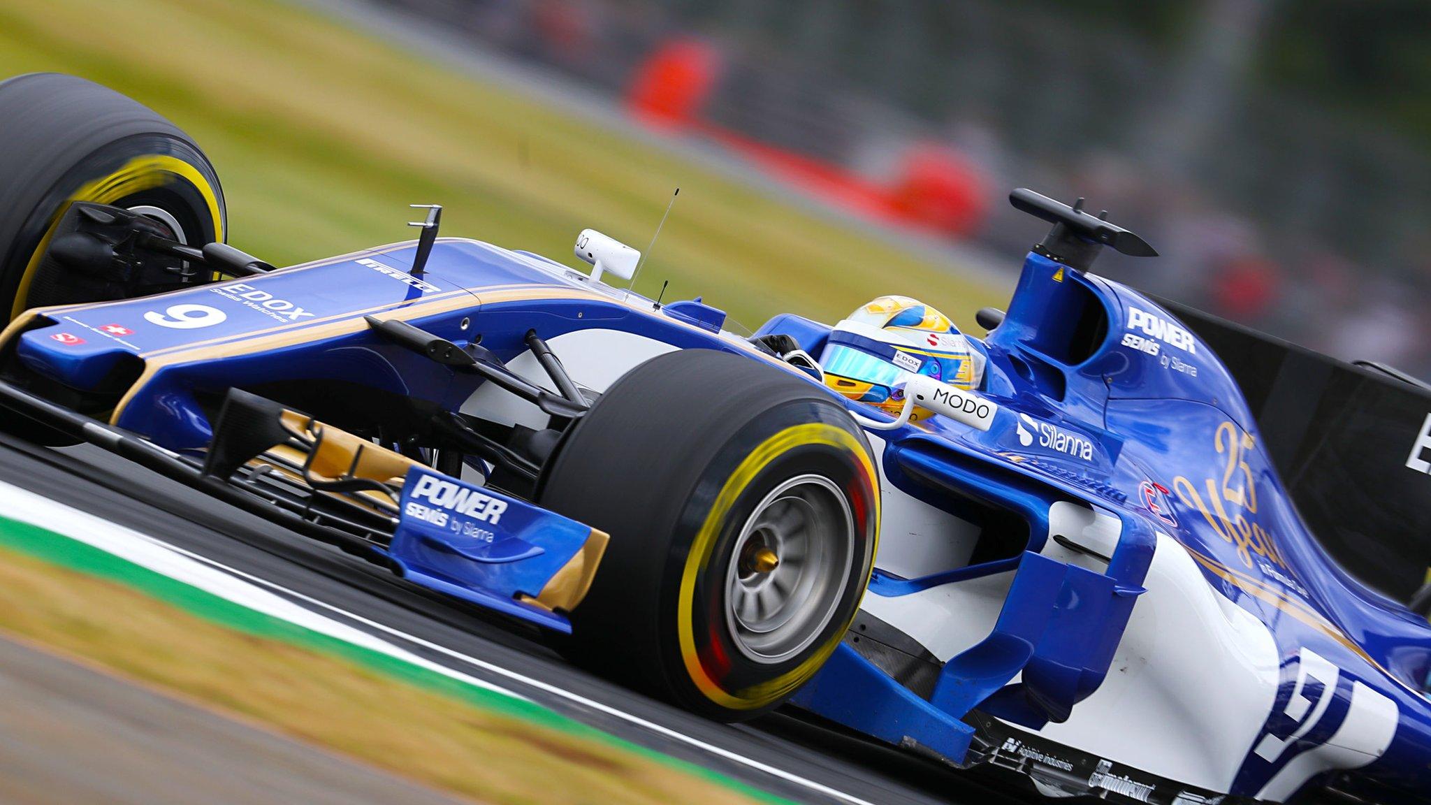 Marcus Ericsson in action for Sauber