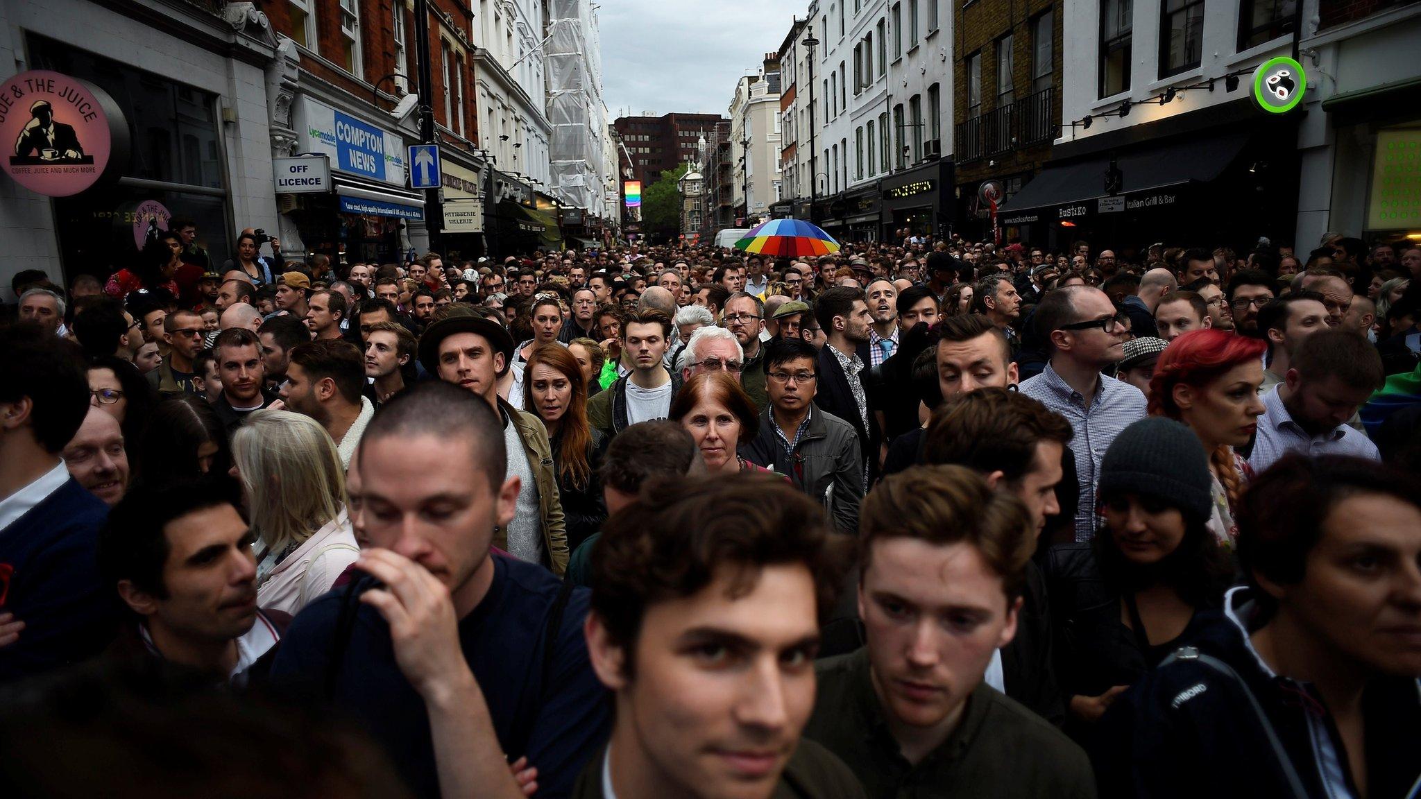 Vigil in London