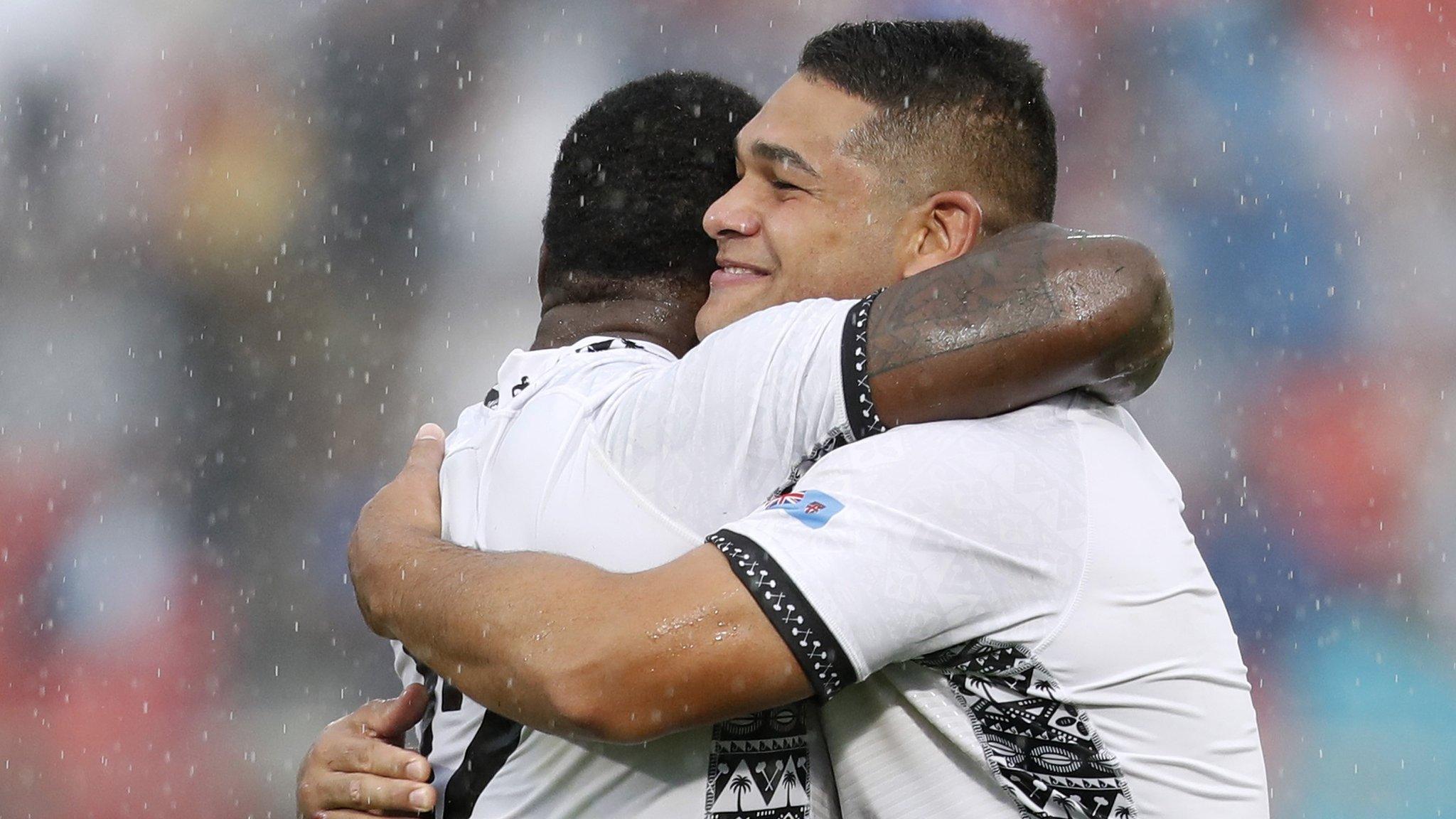 Fiji celebrate