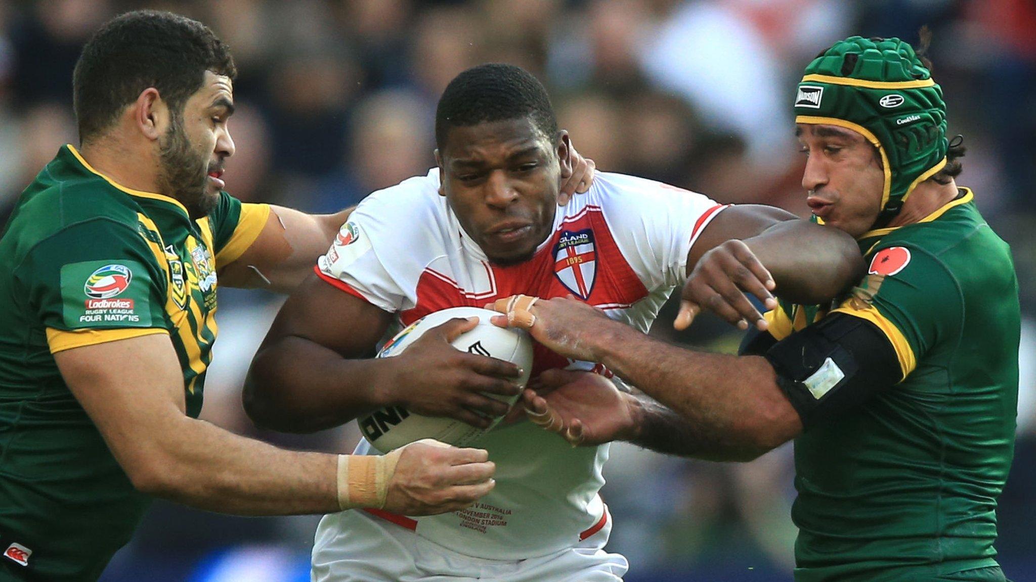 Jermaine McGillvary tackled