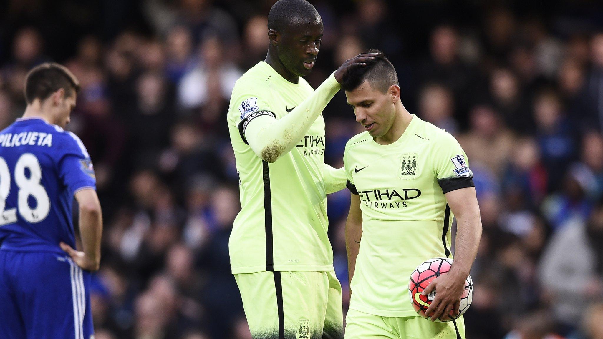 Sergio Aguero and Yaya Toure