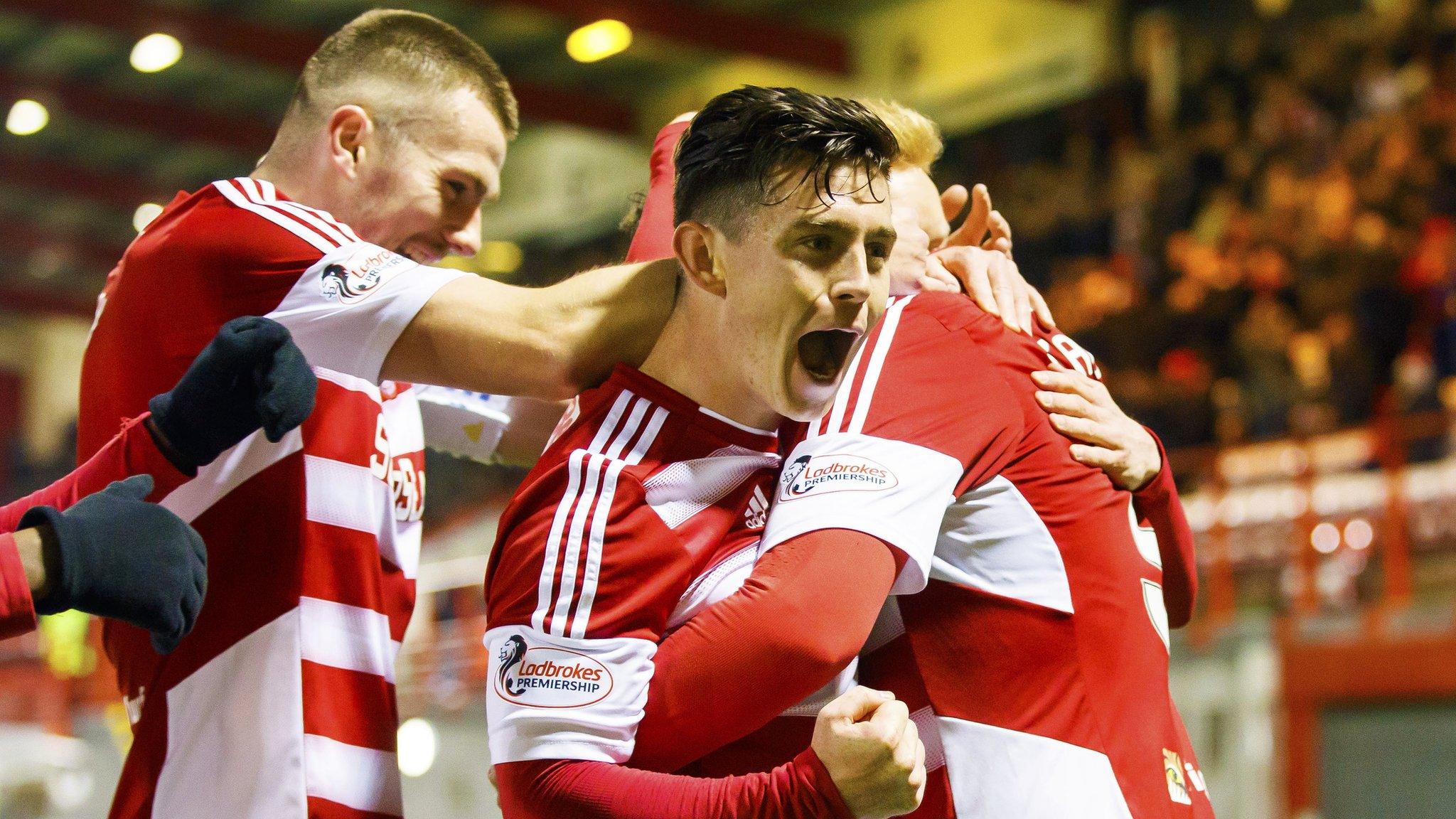 Hamilton Academical celebrate