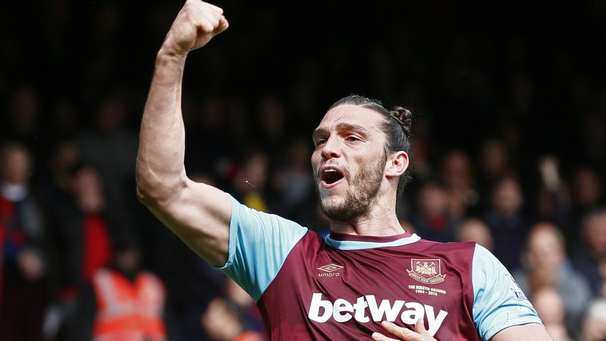 Andy Carroll celebrates