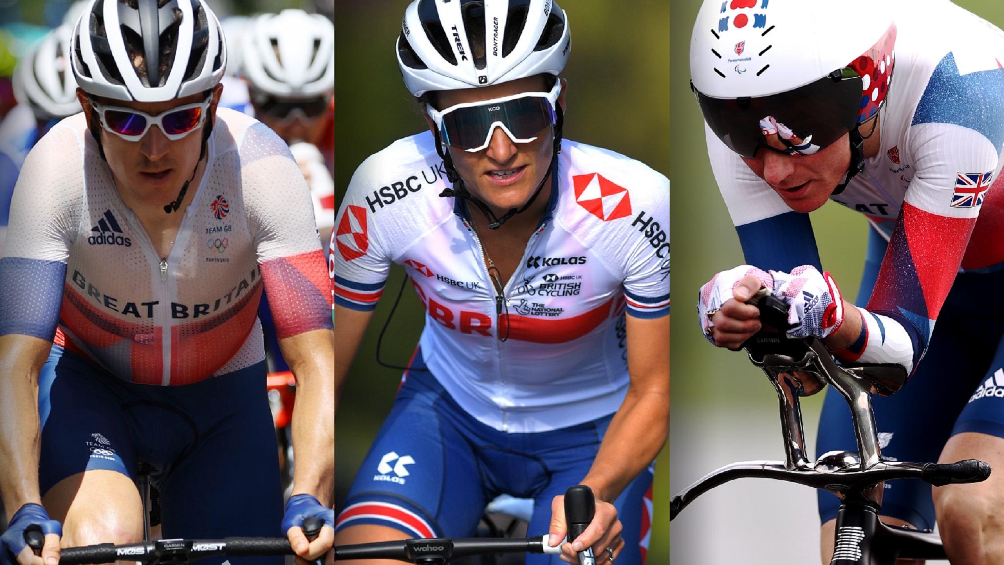 Geraint Thomas, Lizzie Deignan and Sarah Storey