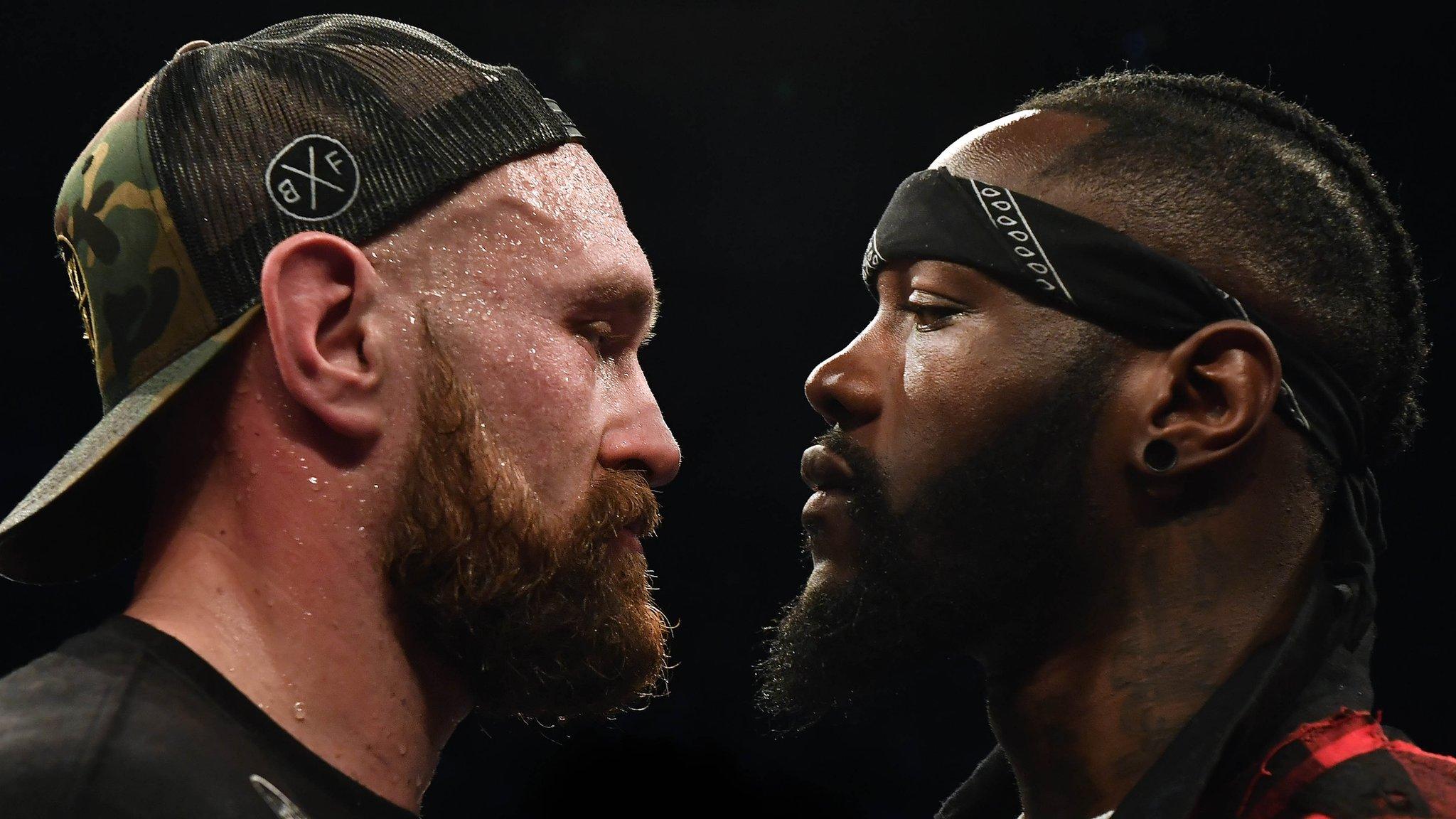 Tyson Fury and Deontay Wilder