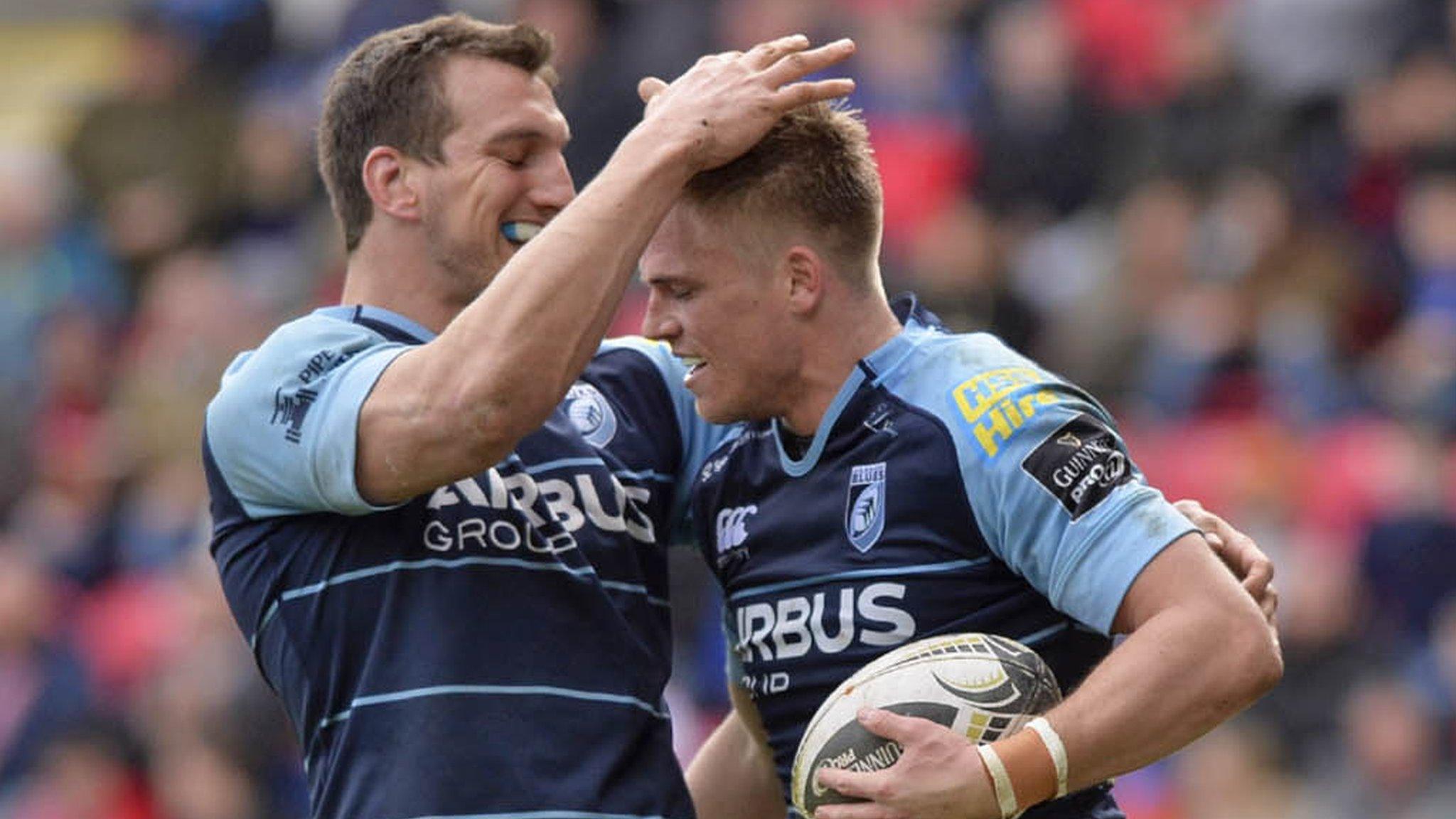 Sam Warburton (left) and Gareth Anscombe