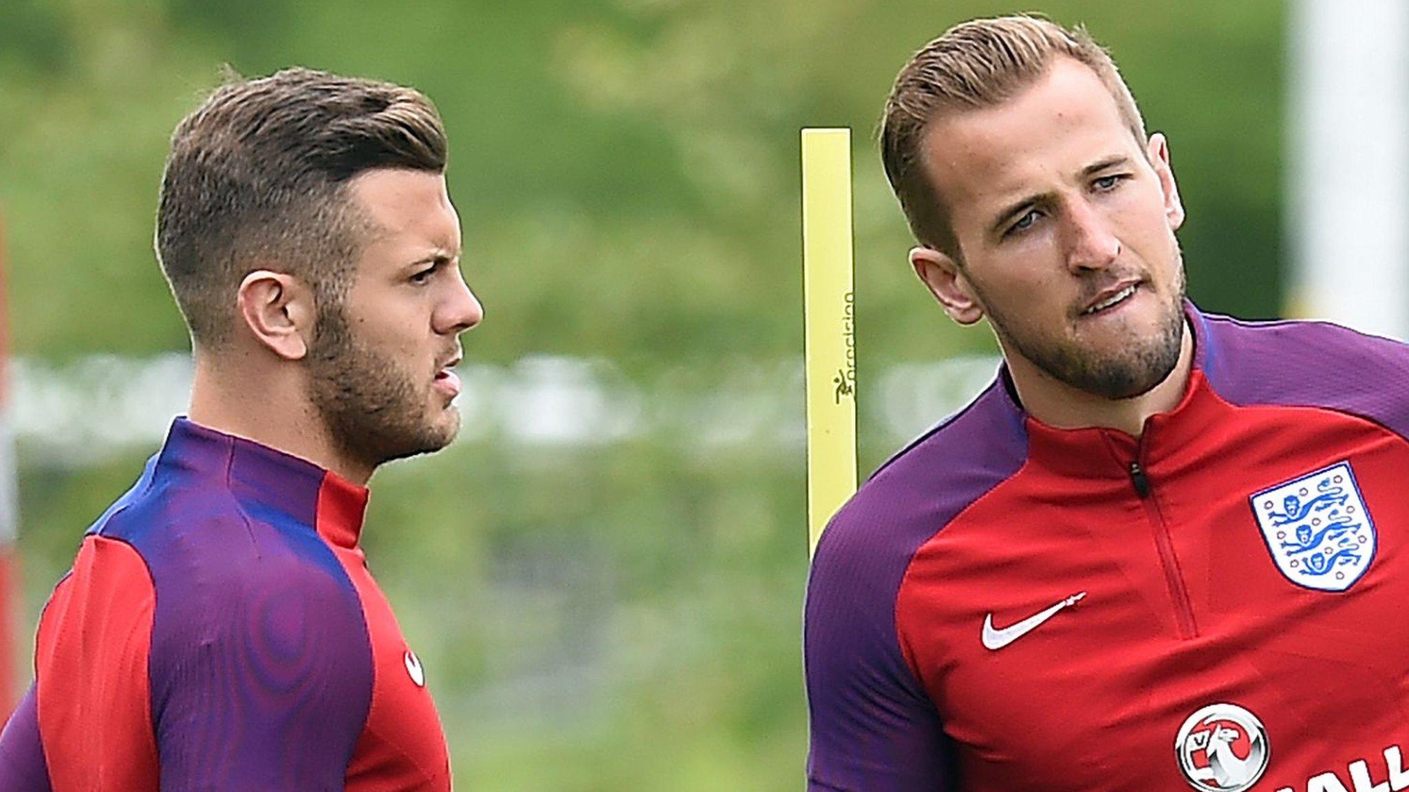 Jack Wilshere and Harry Kane