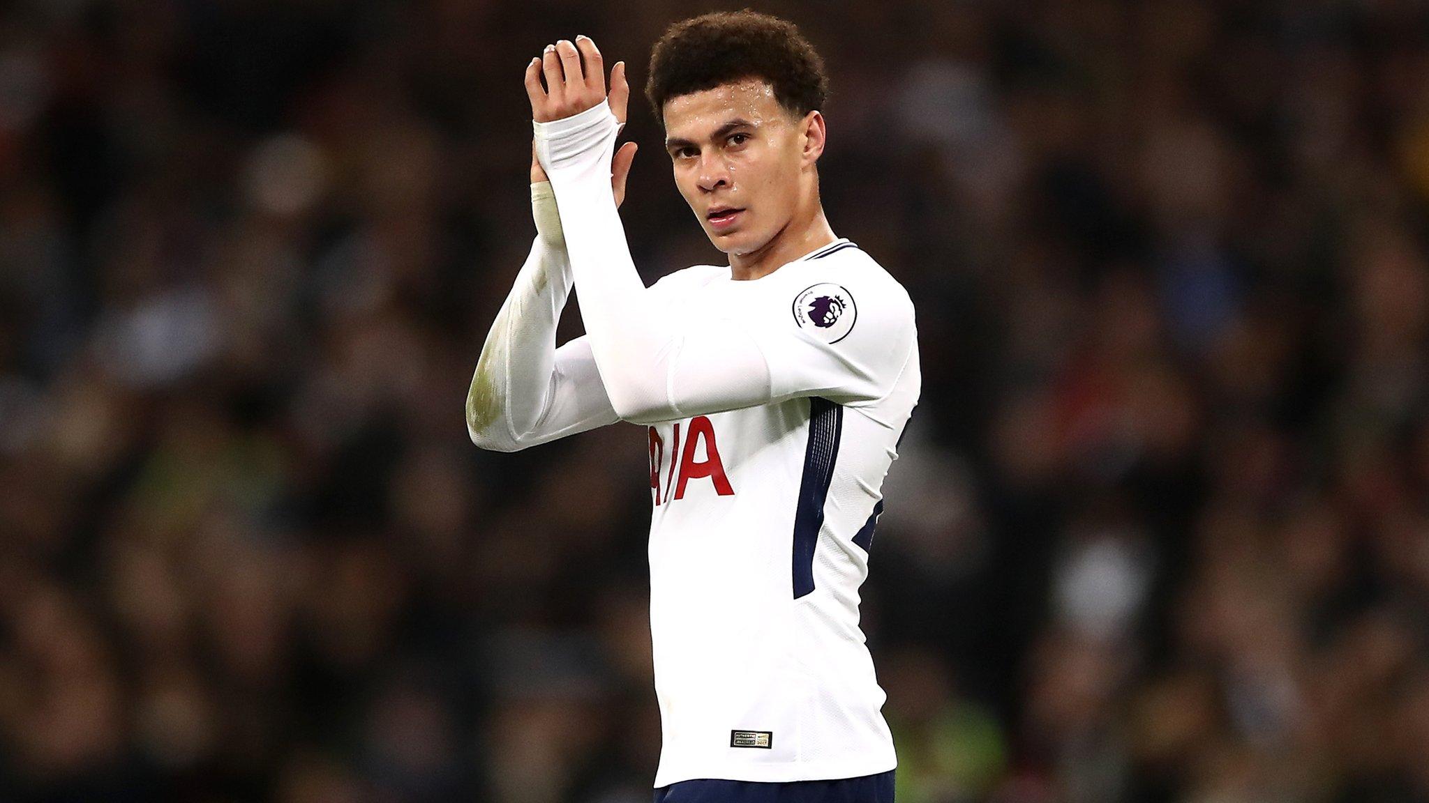 Dele Ali salutes the fans