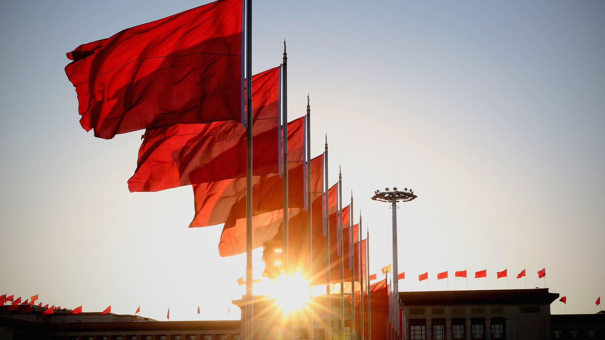 Chinese flags