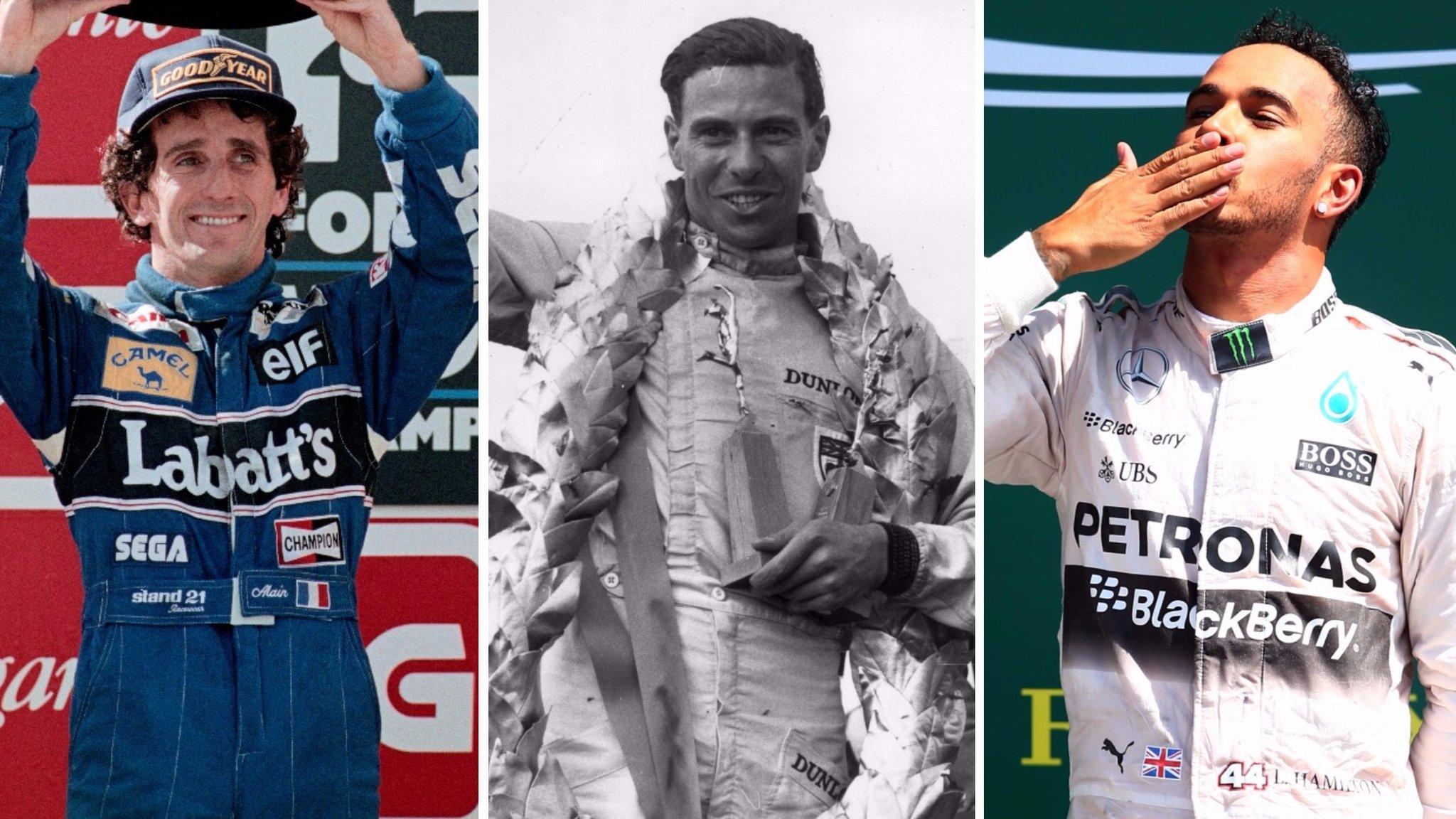 Hamilton, Prost or Clark?