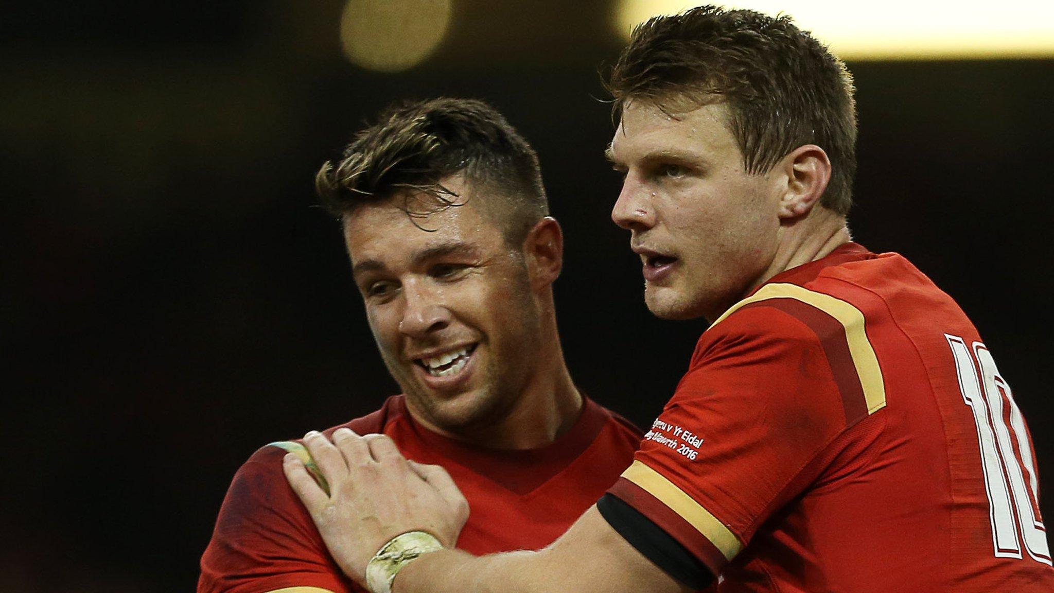 Rhys Webb and Dan Biggar