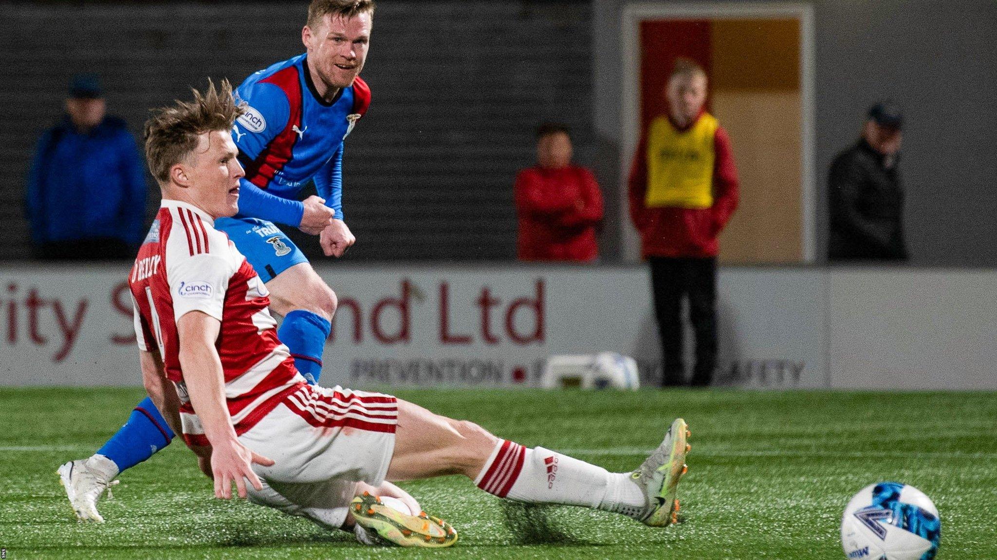 Inverness CT's Billy Mackay scores