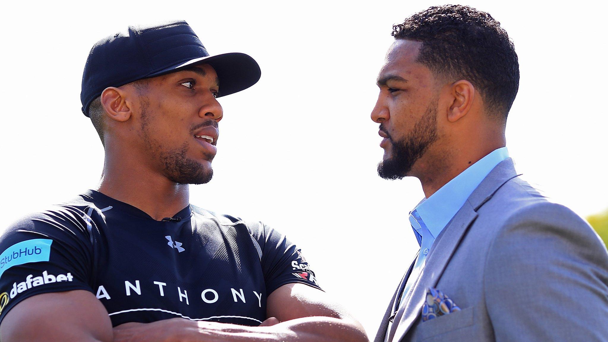 Dominic Breazeale and Anthony Joshua