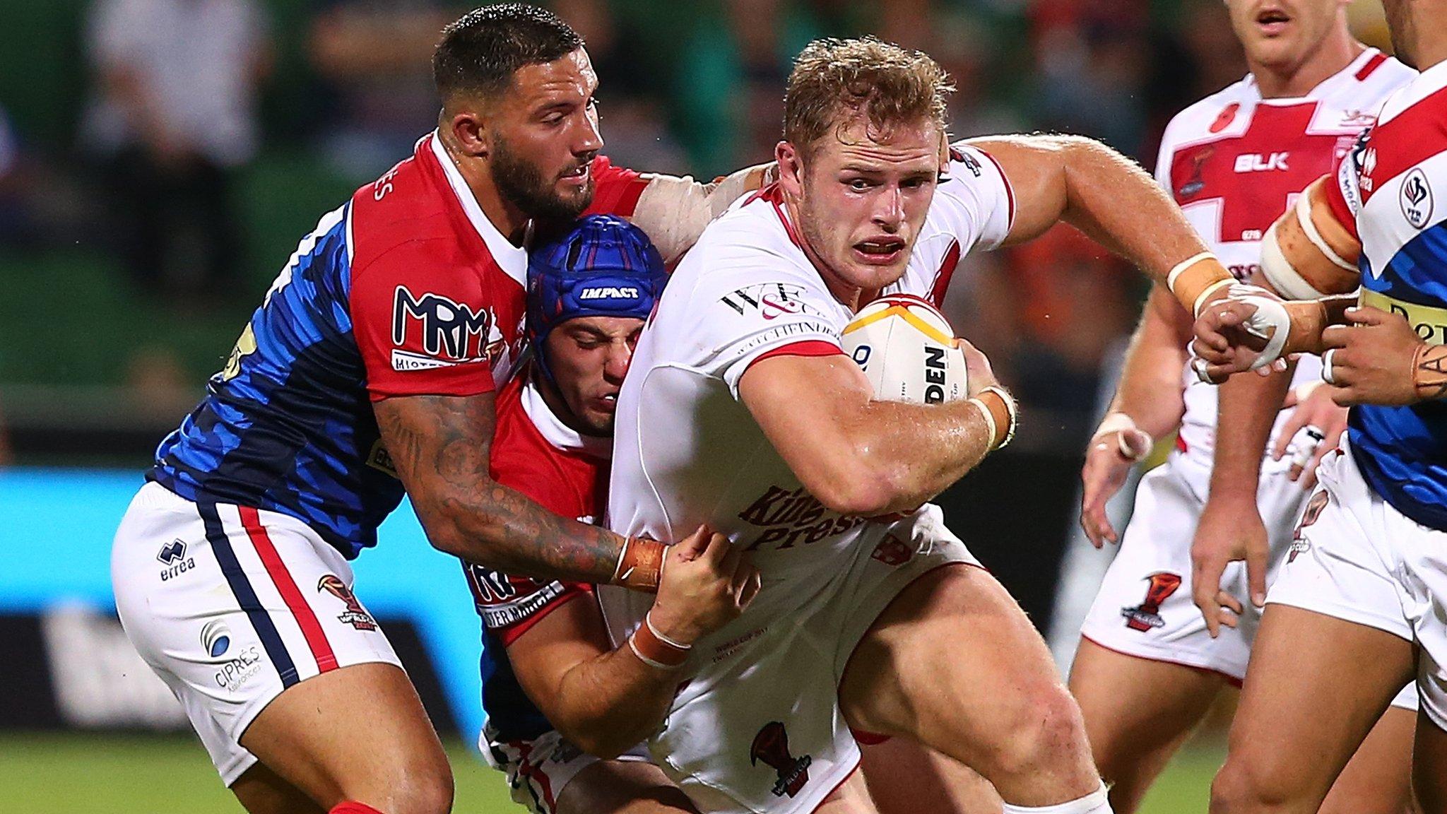 England prop Tom Burgess