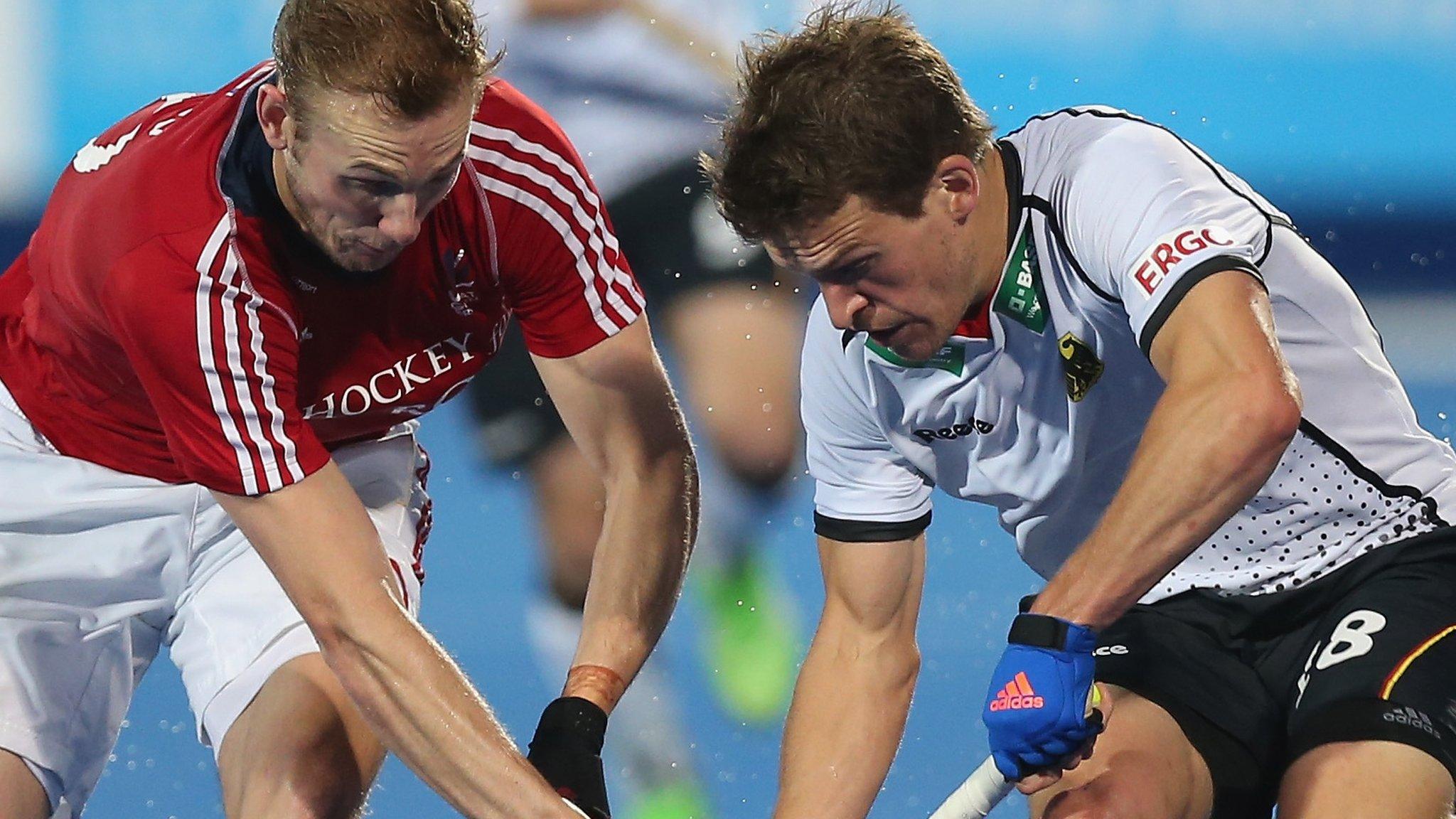 Great Britain against Germany in the Champions Trophy