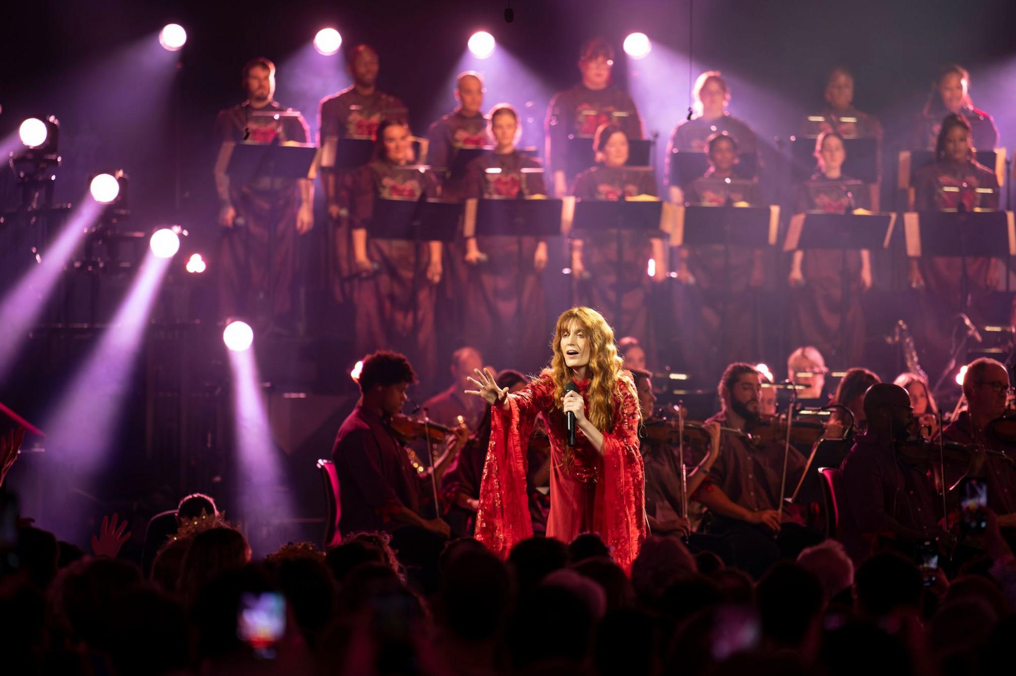 Florence + The Machine plays at the BBC Proms