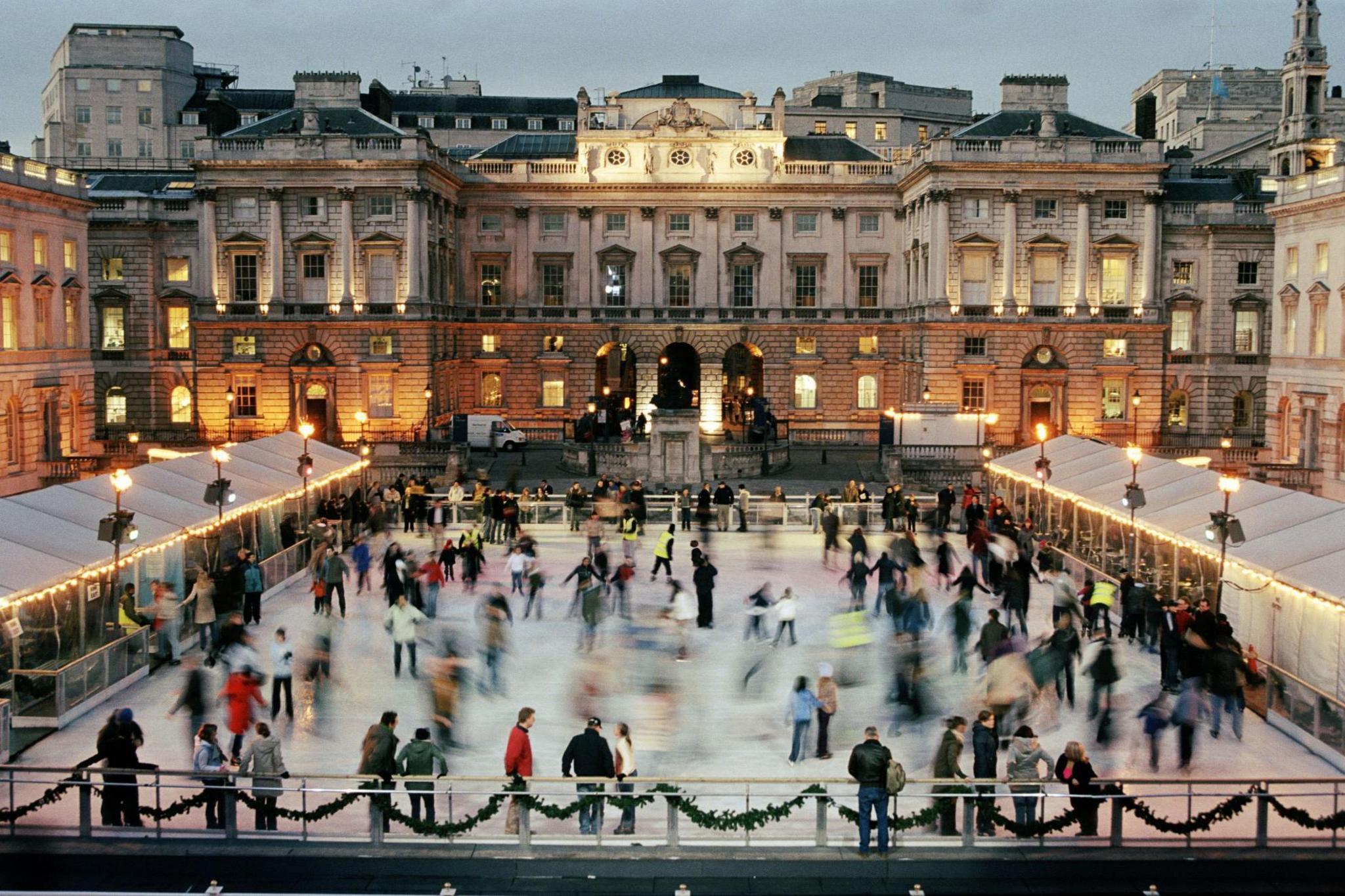 Skaters at Somerset House