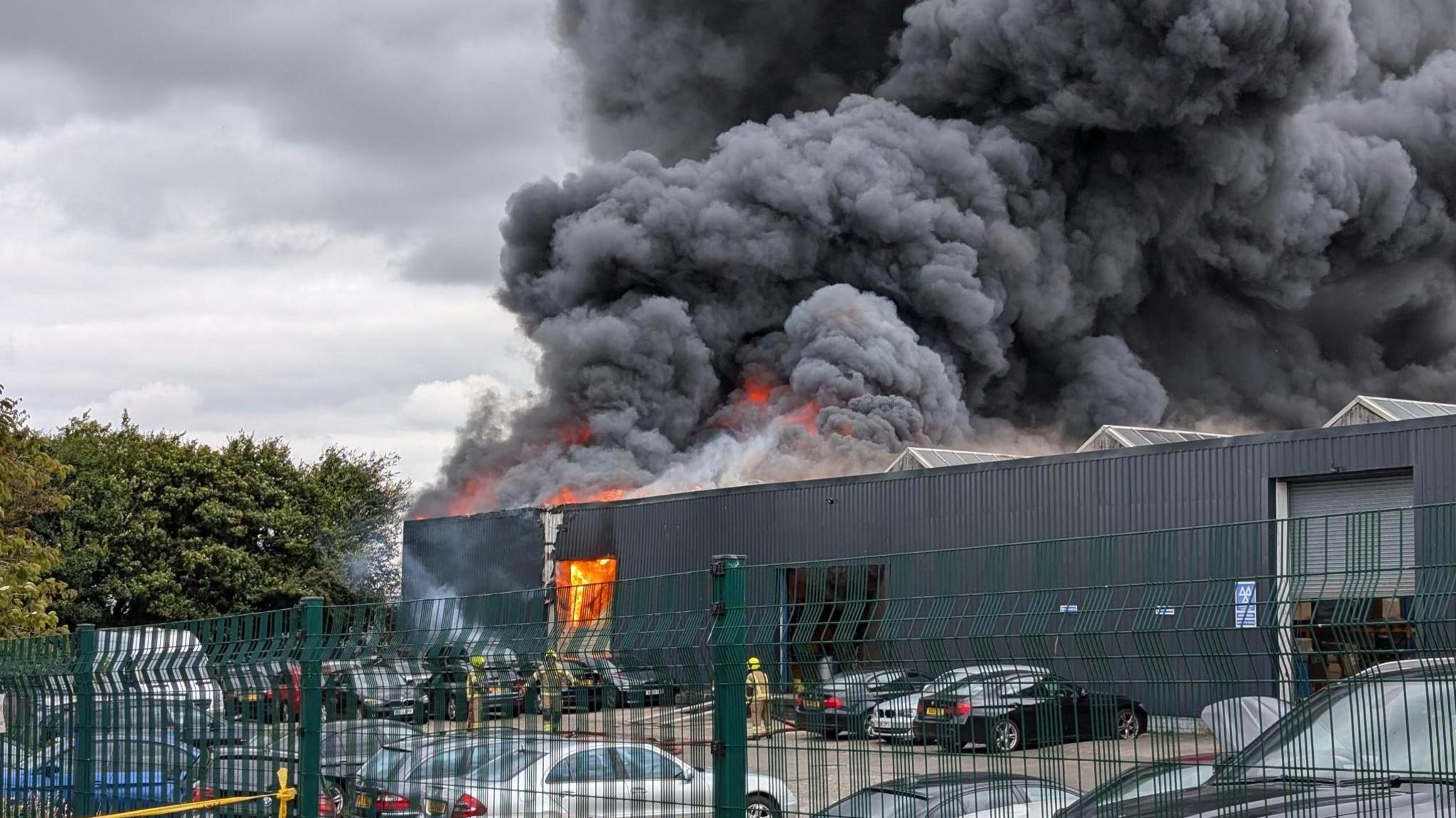 Fire on Grange Road