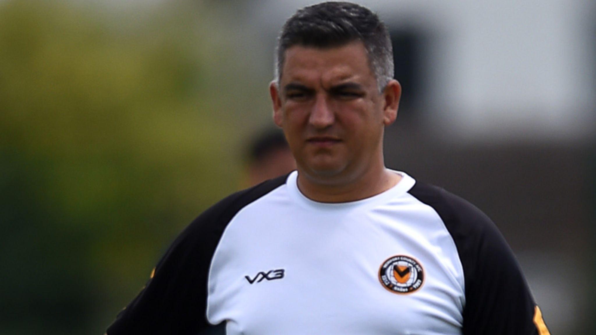 Nelson Jardim at a Newport County pre-season game