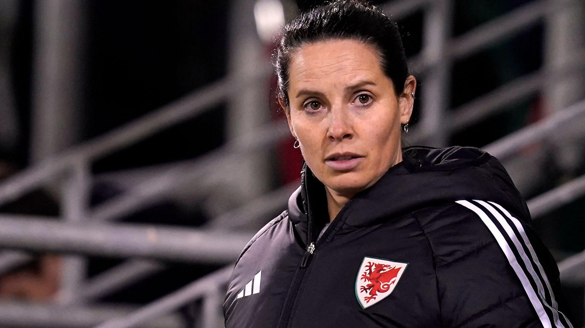 Image shows Wales manager Rhian Wilkinson