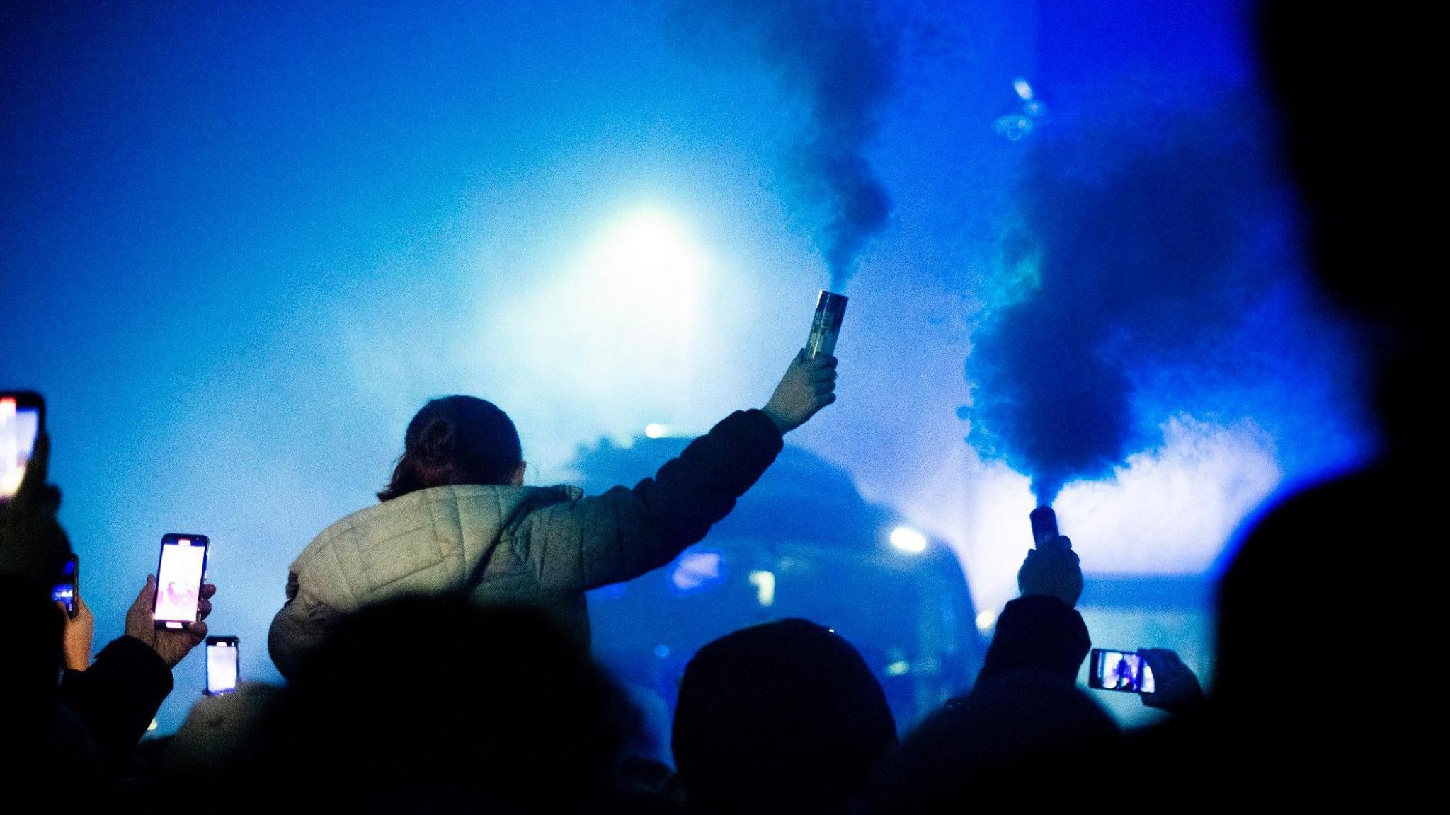 Everton supporters