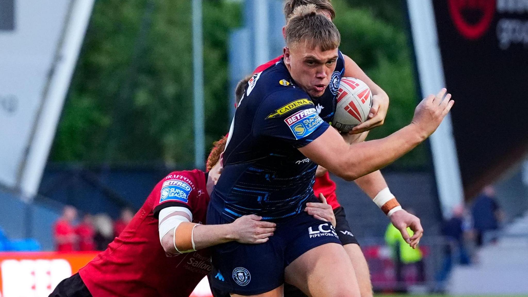 Harvie Hill in action for Wigan Warriors