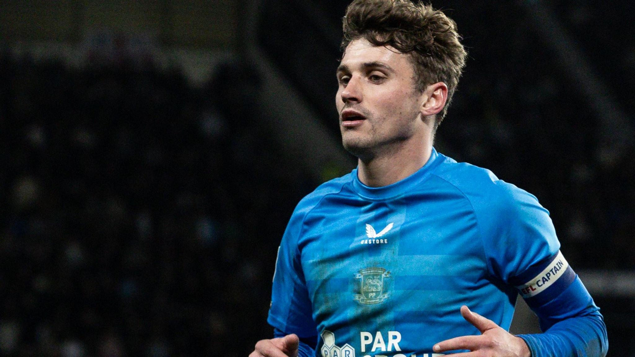 Ryan Ledson in action for Preston North End