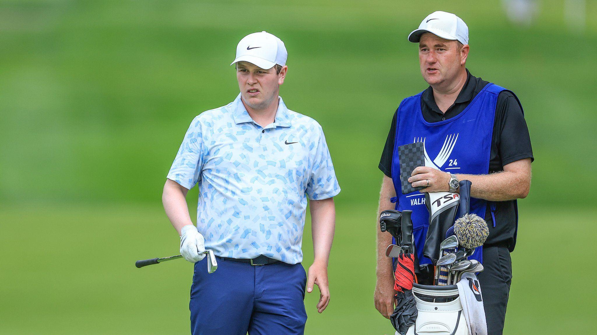 Robert MacIntyre and caddie Mike Burrow