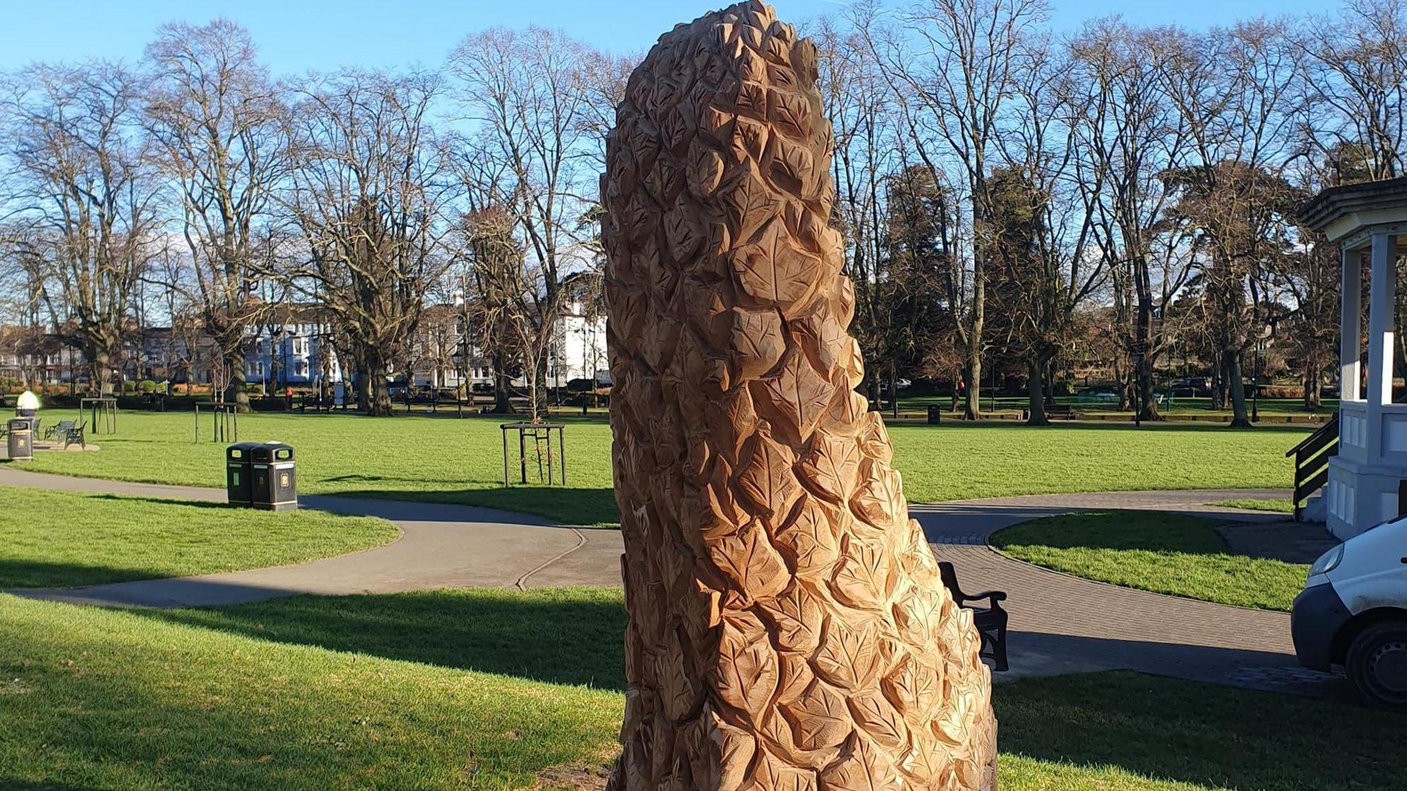 Sculpture in Abbey Park, Evesham