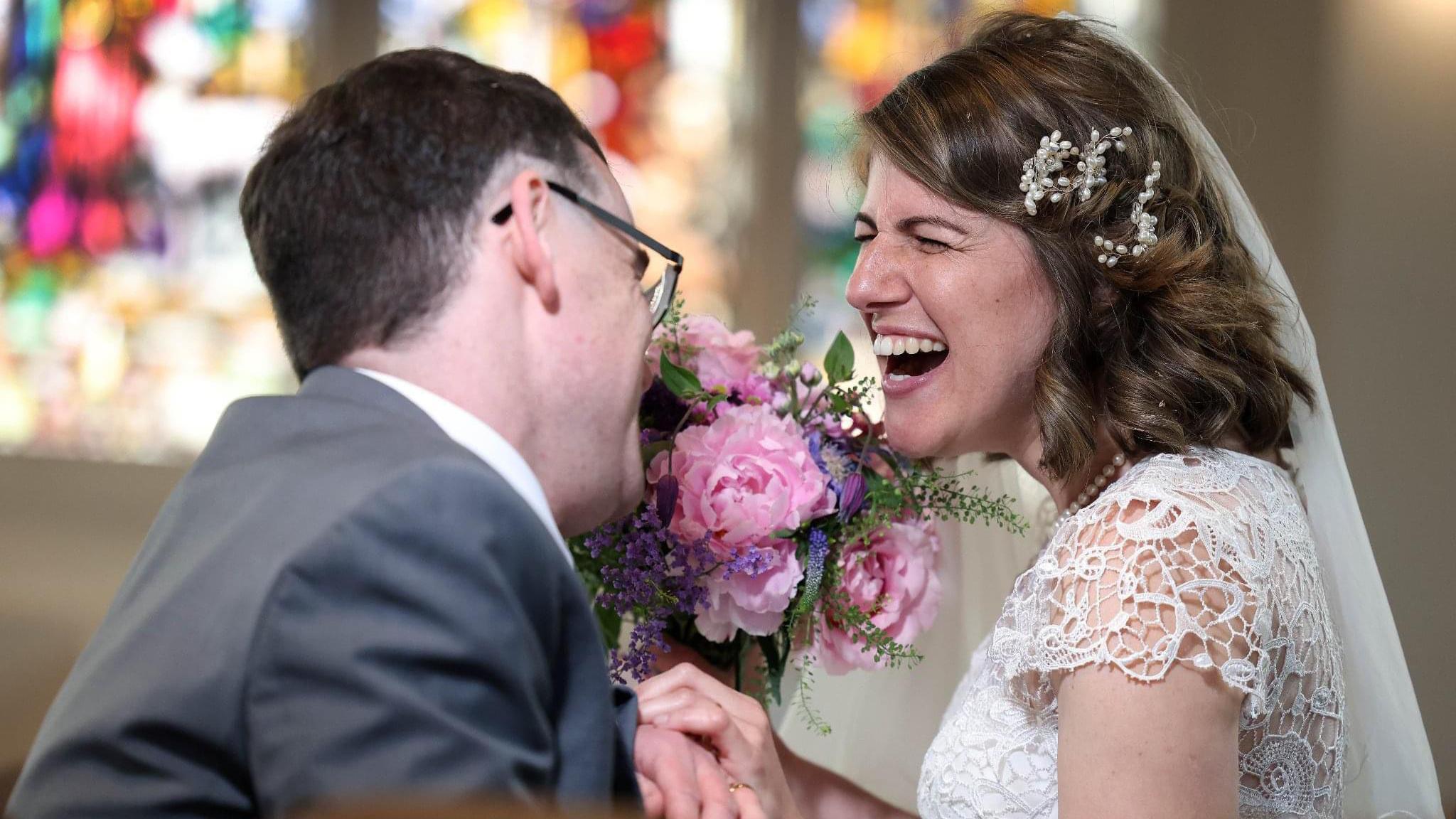 Image of Natalie at her wedding