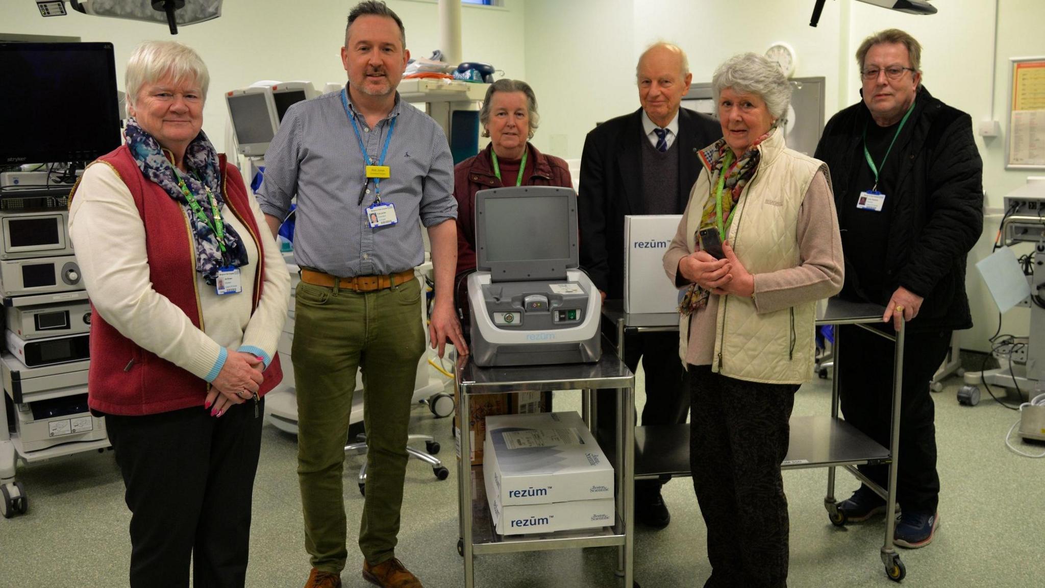 The Musgrove Park Hospital League of Friends with Consultant Urologist Mr Robert Jones