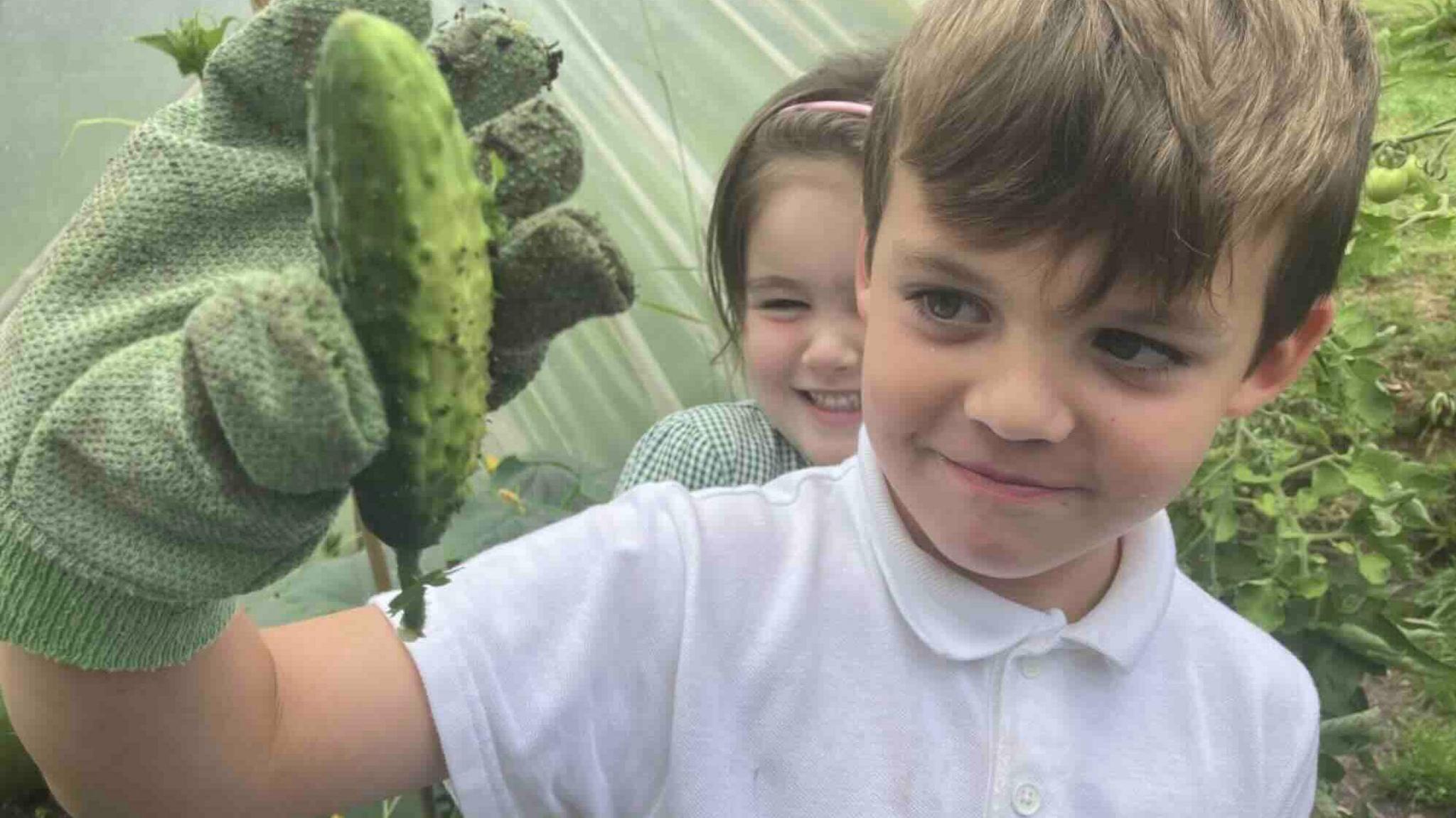 Children at Sir Robert Geffery's Primary School