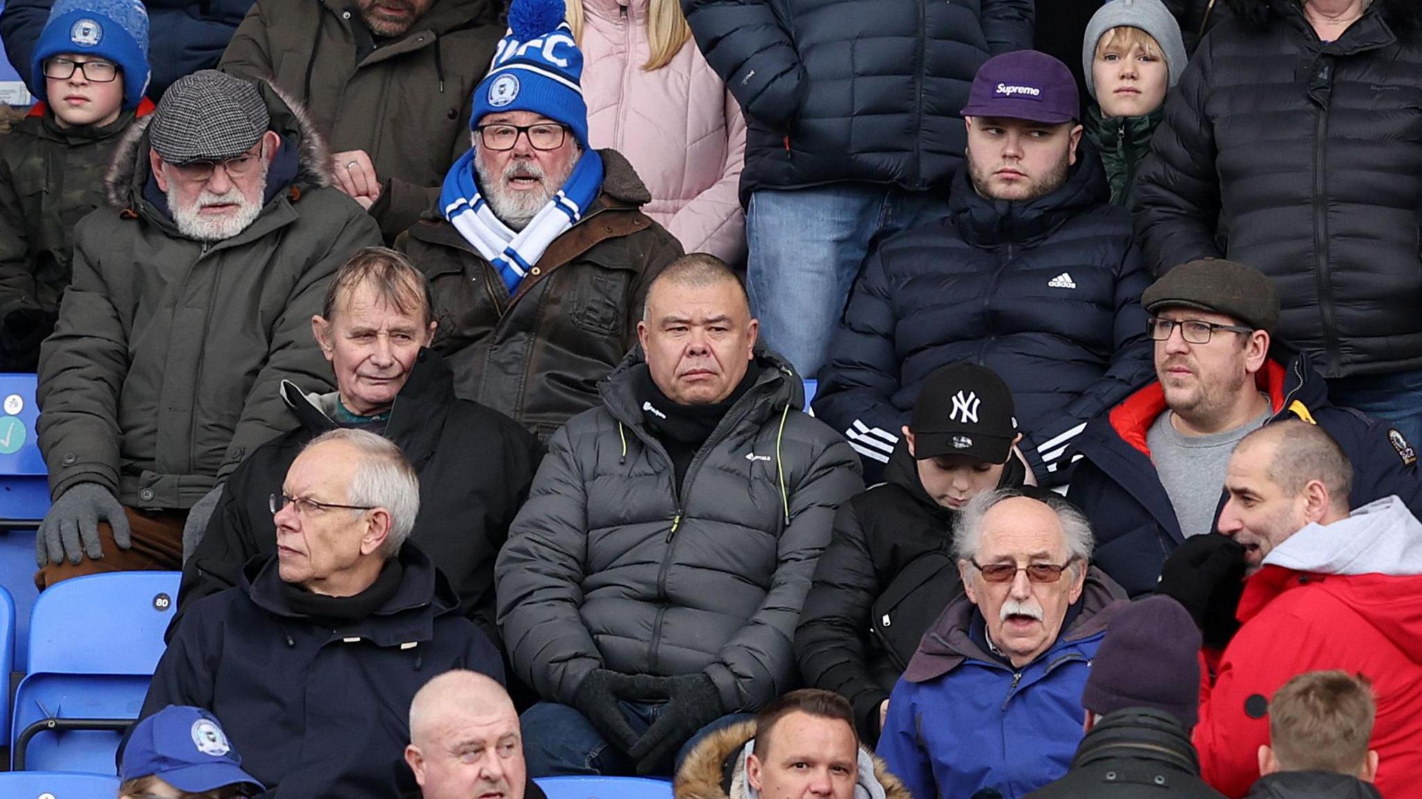 Professor Sir Jonathan Van-Tam, chair of the Lincolnshire Football Association, attending an FA Cup match between Peterborough United and Queens Park Rangers