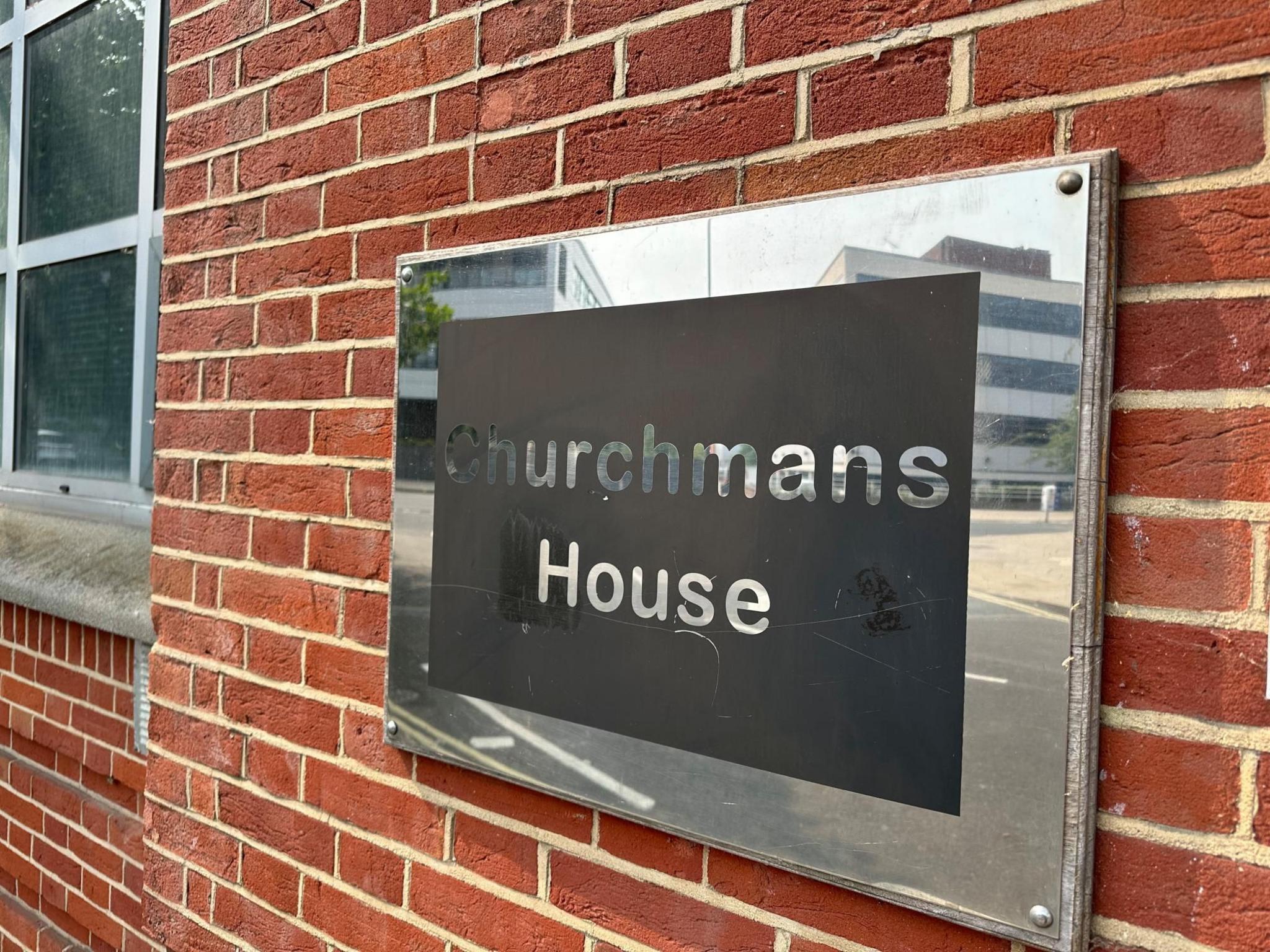 Sign for Churchmans House