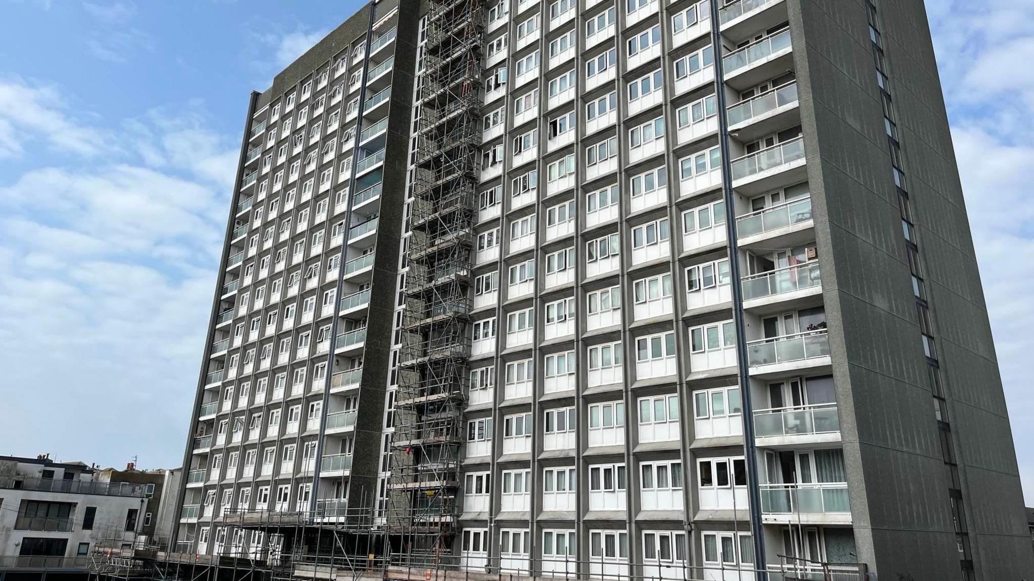 St James's House, one of the affected tower blocks