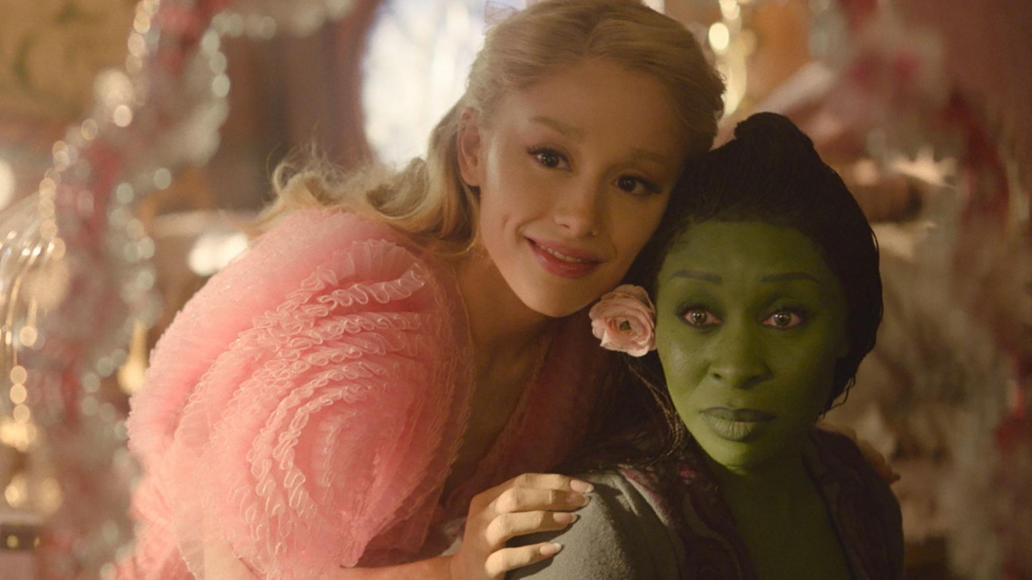 Ariana Grande and Cynthia Erivo in Wicked 