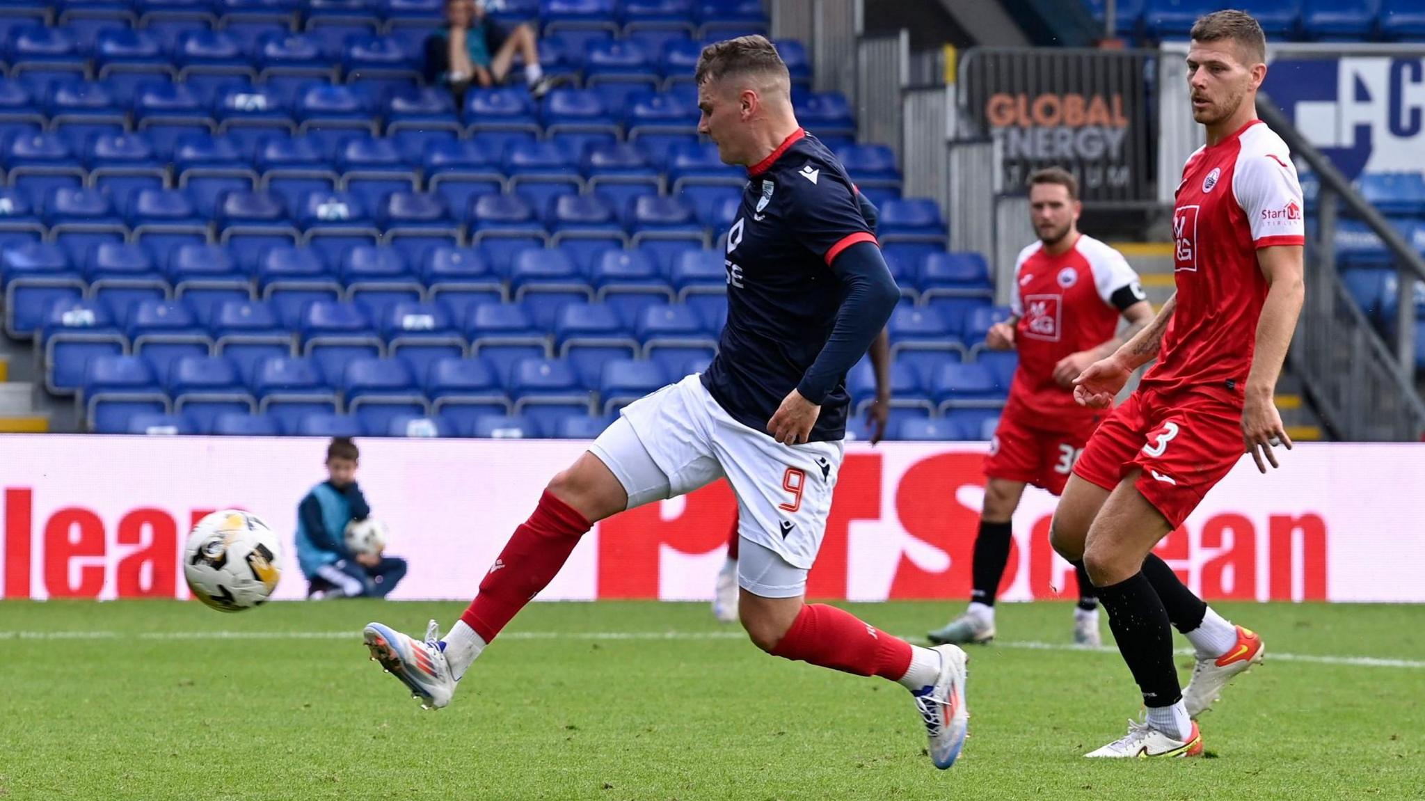 Ross County's Ronan Hale scores