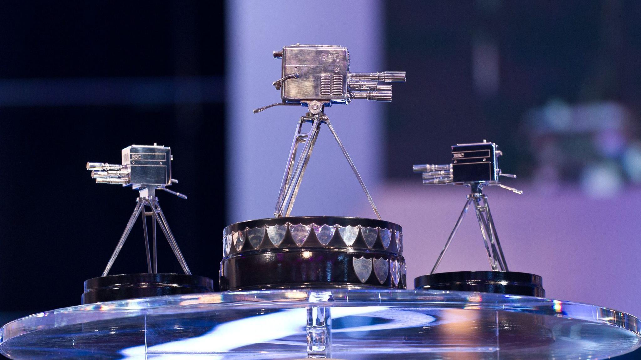 BBC Sports Personality of the Year trophies