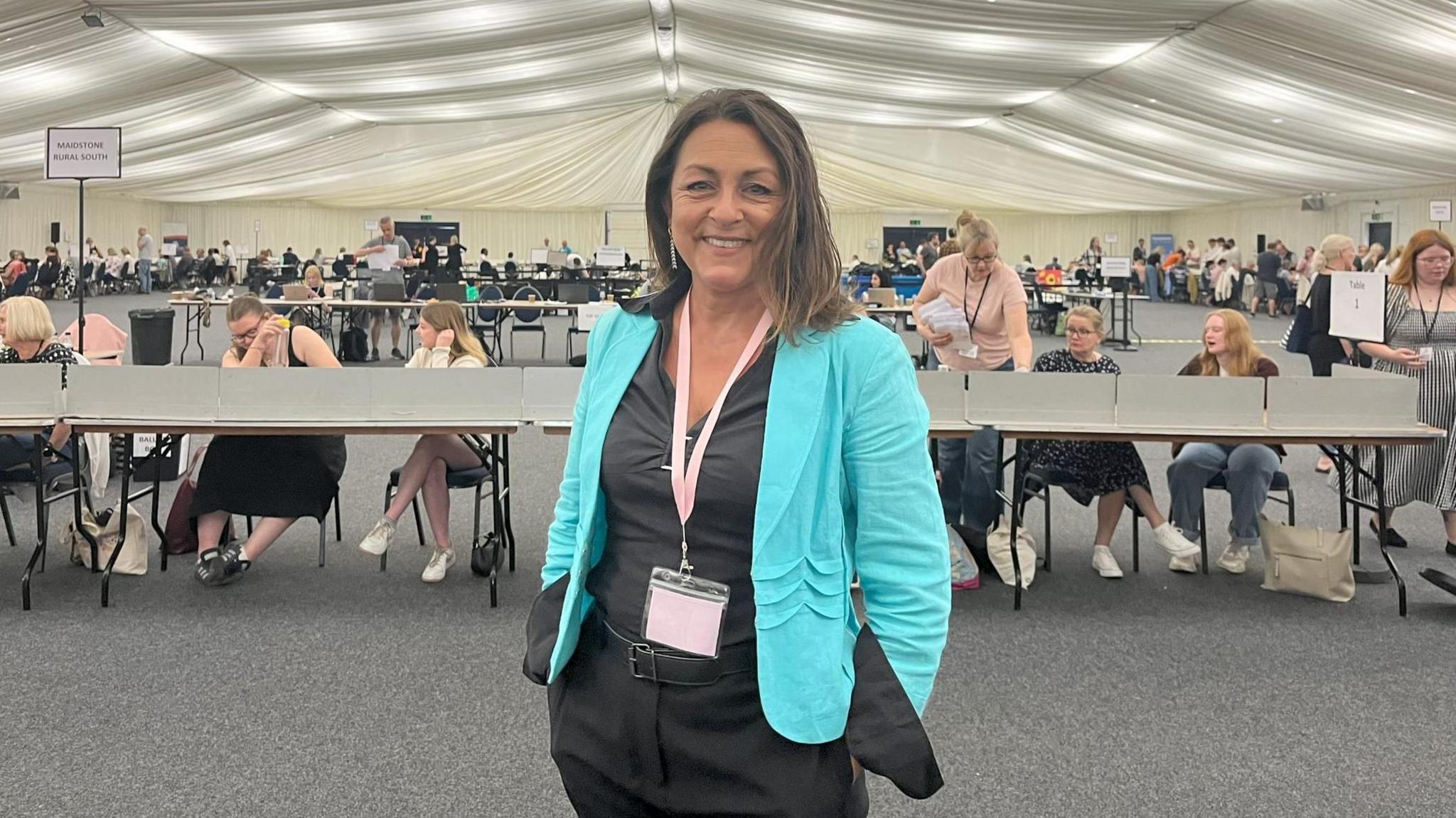 Linden Mary Kemkaran won a seat in Maidstone South East for Reform UK