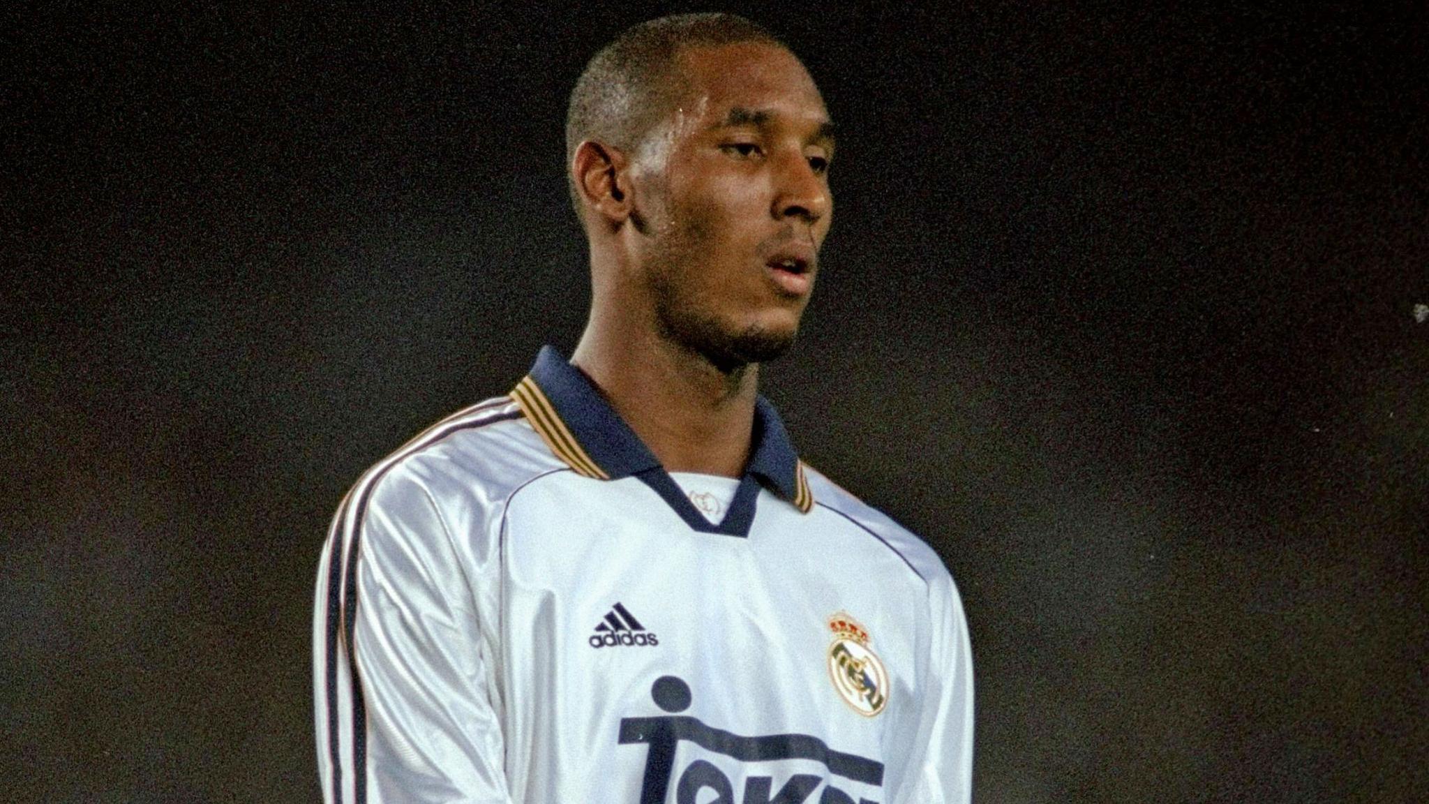 Nicolas Anelka playing for Real Madrid in 1999.