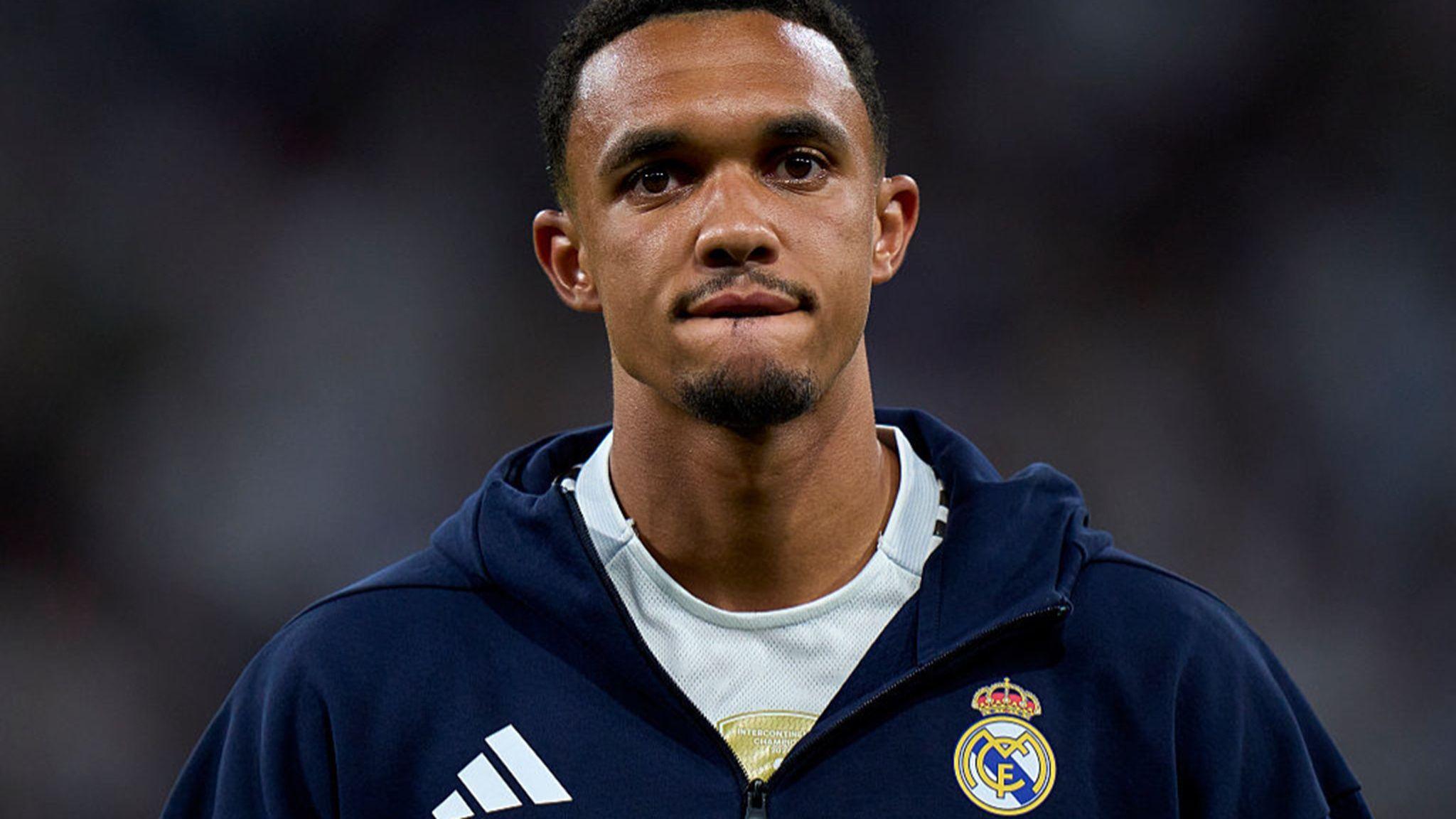 Trent Alexander-Arnold with a Real Madrid top on