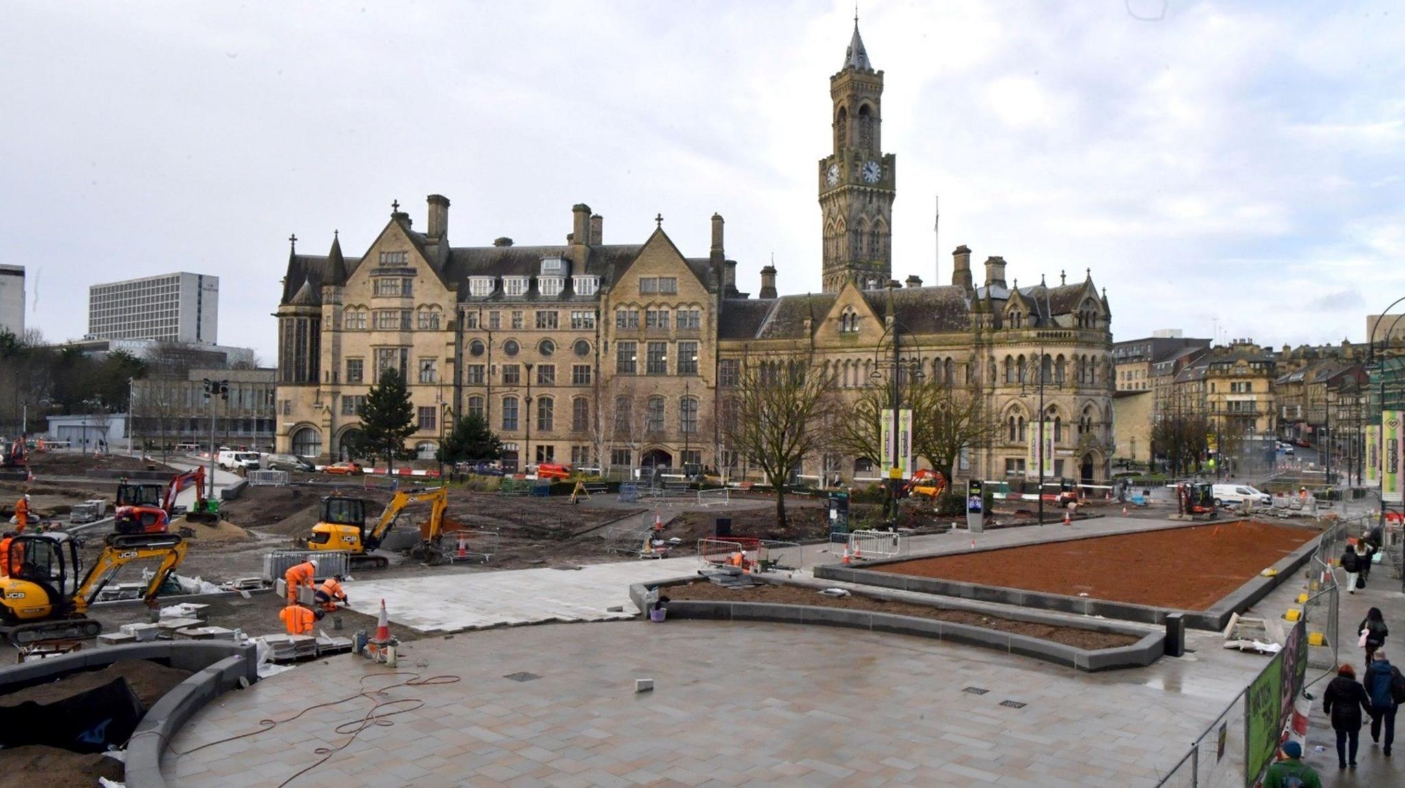 Bradford city centre work