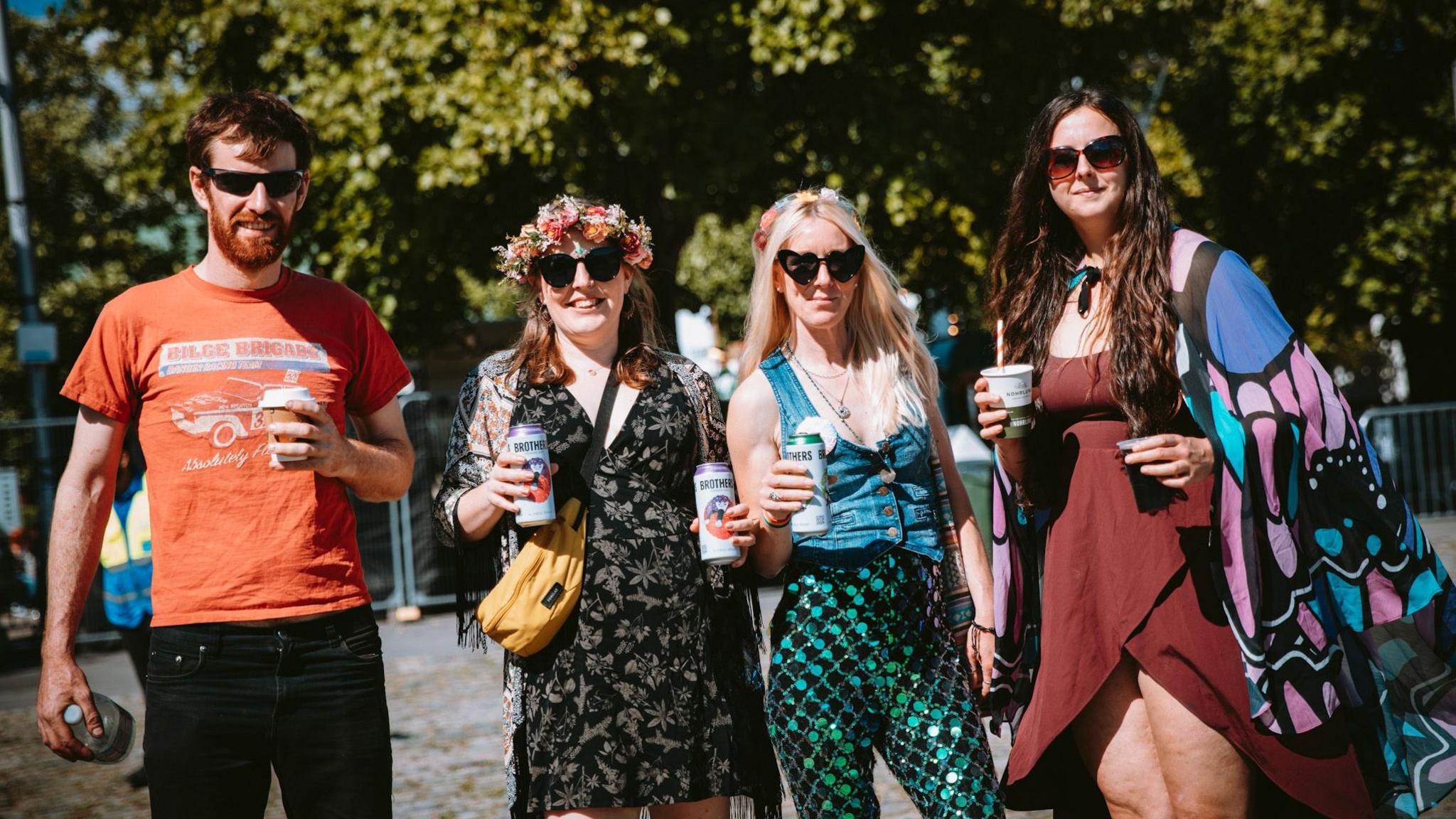 Four people attending the Bristol Sounds Live event