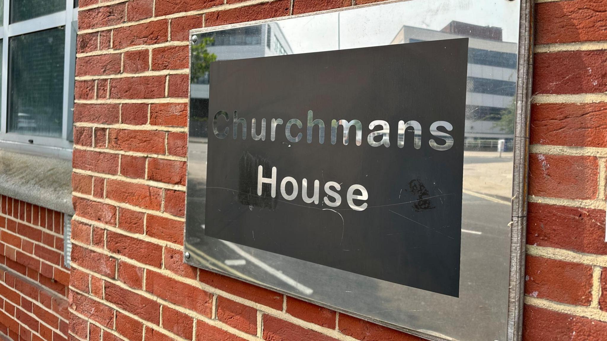 Sign for Churchmans House