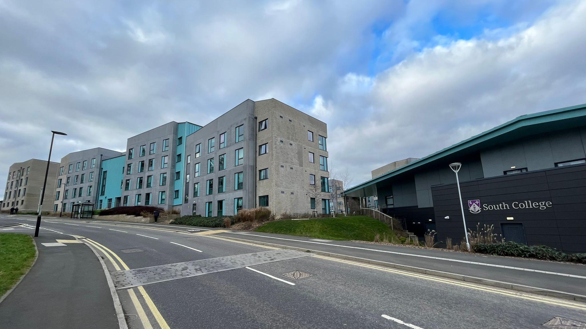 The site of the proposed new care home next to South College