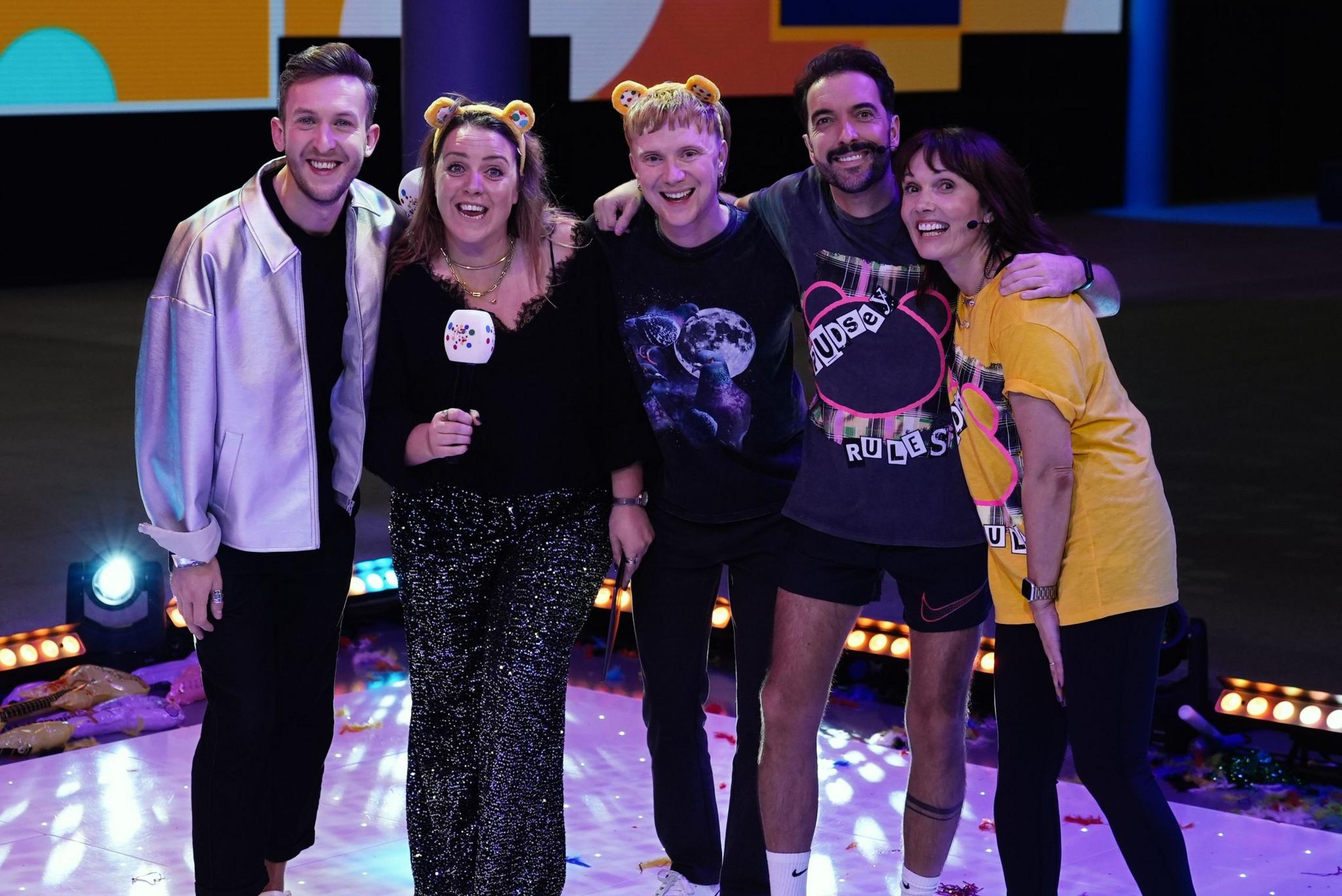 Trystan, Emma a'r criw